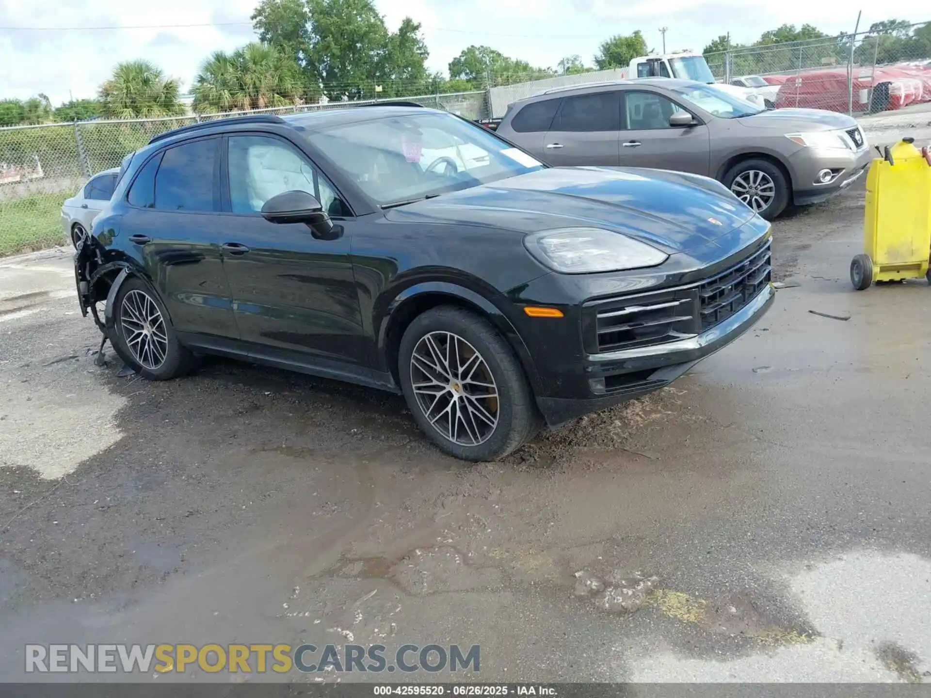 1 Photograph of a damaged car WP1AA2AY2RDA10437 PORSCHE CAYENNE 2024