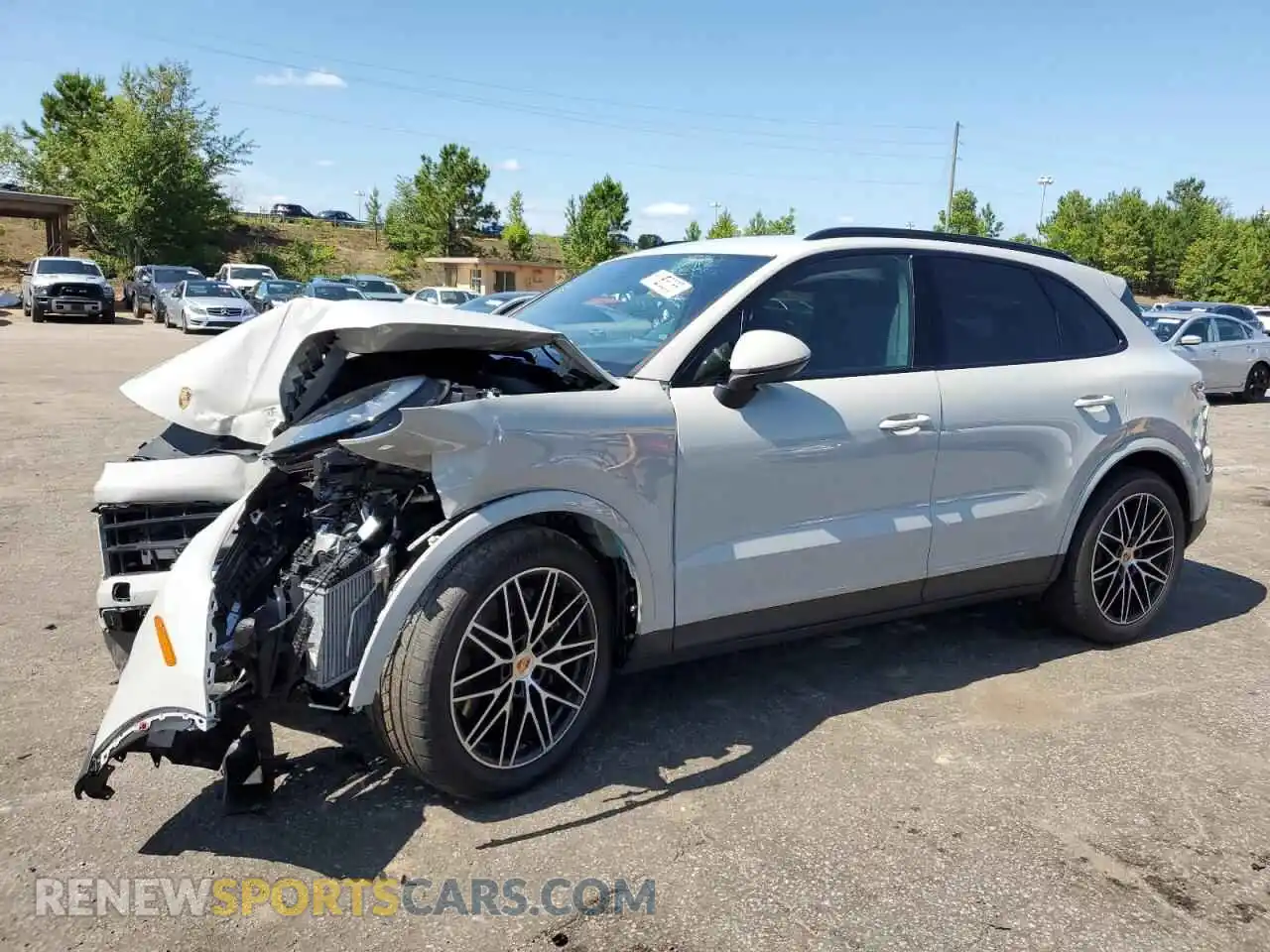 1 Photograph of a damaged car WP1AA2AY8RDA09180 PORSCHE CAYENNE 2024