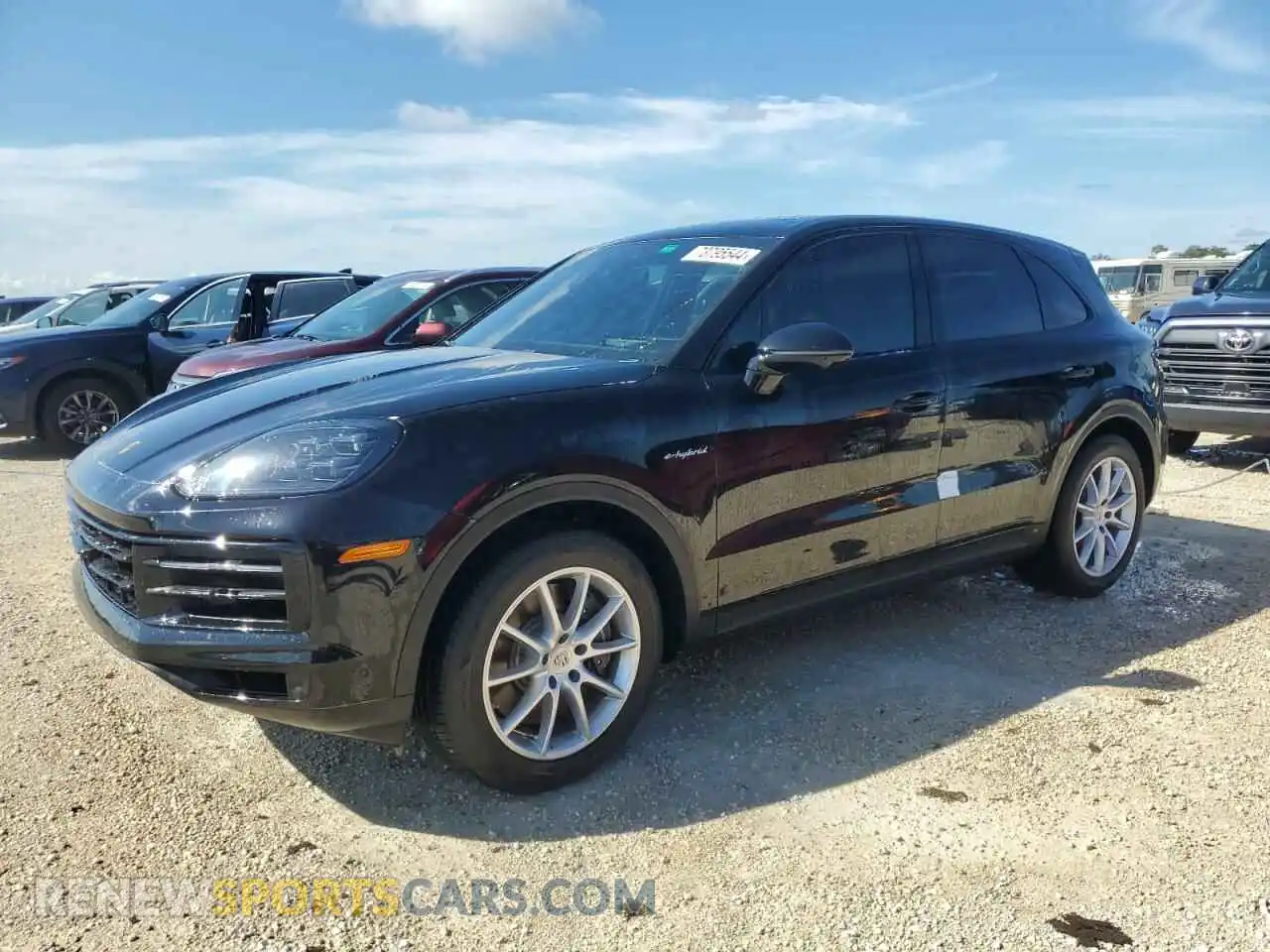 1 Photograph of a damaged car WP1AE2AY3RDA29258 PORSCHE CAYENNE 2024