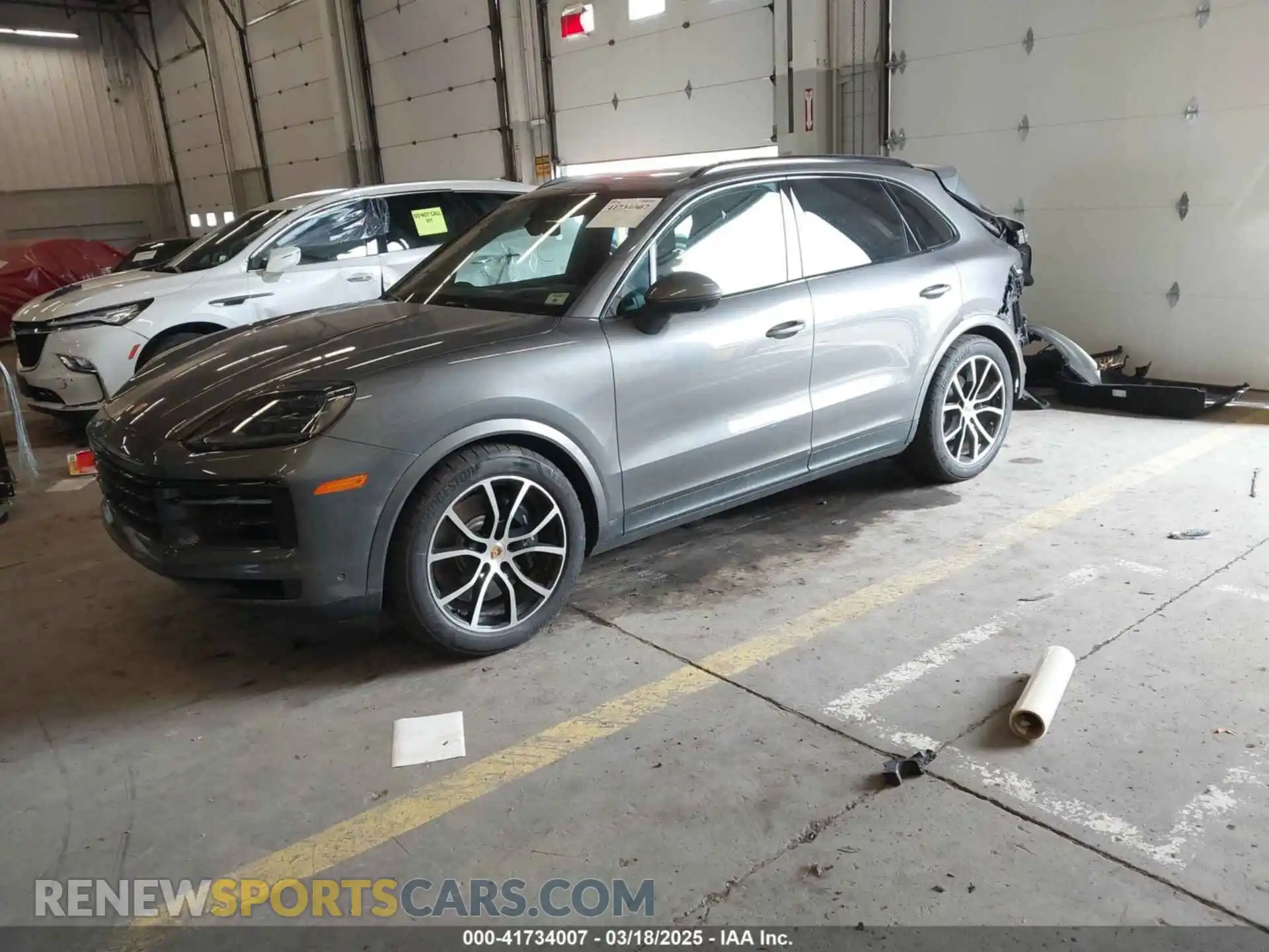 2 Photograph of a damaged car WP1AL2AY1RDA34013 PORSCHE CAYENNE 2024