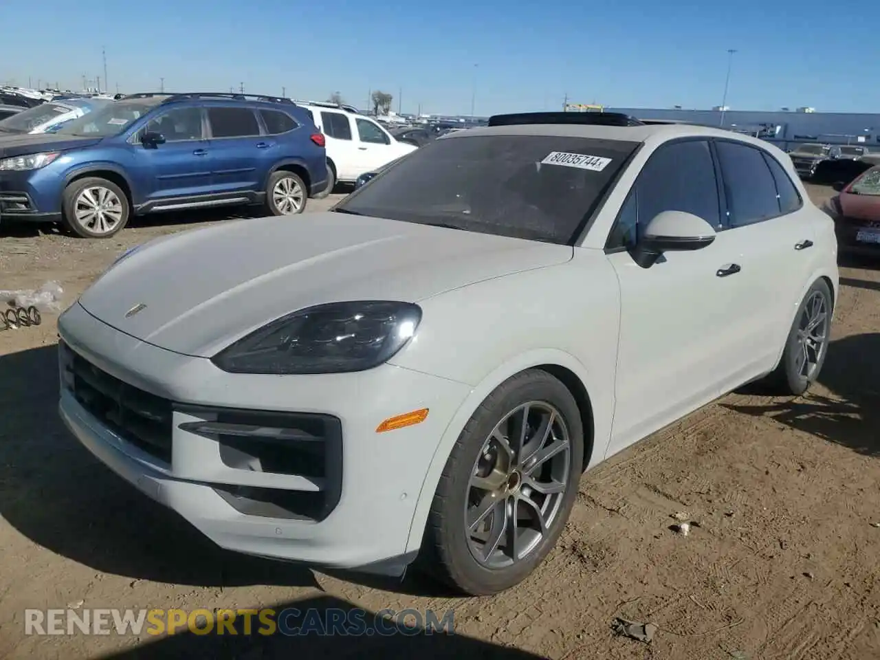 1 Photograph of a damaged car WP1AL2AY1RDA34139 PORSCHE CAYENNE 2024