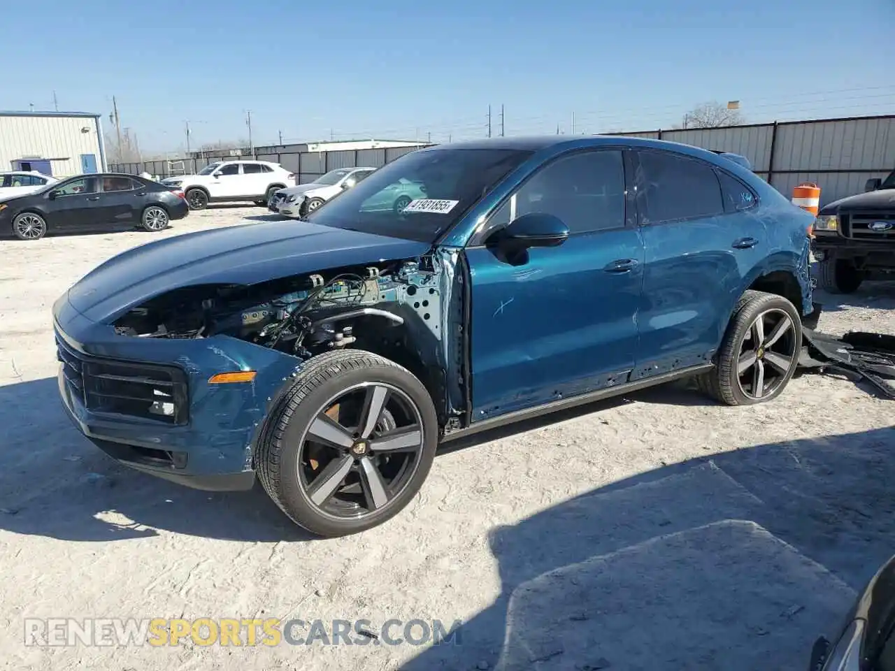 1 Фотография поврежденного автомобиля WP1BA2AYXRDA49023 PORSCHE CAYENNE 2024