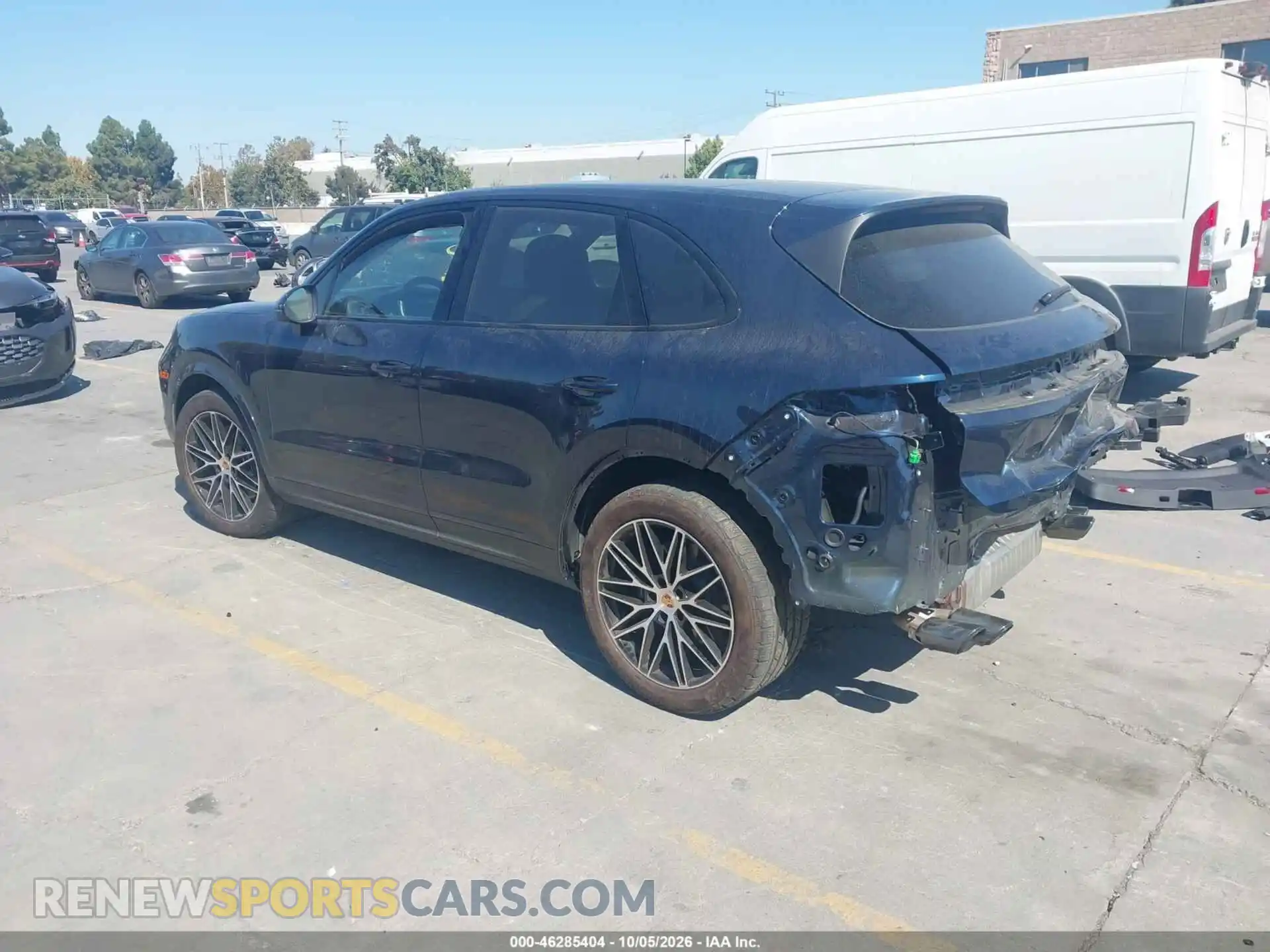 3 fotografías del automóvil dañado WP1AA2AY1SDA02190 PORSCHE CAYENNE 2025