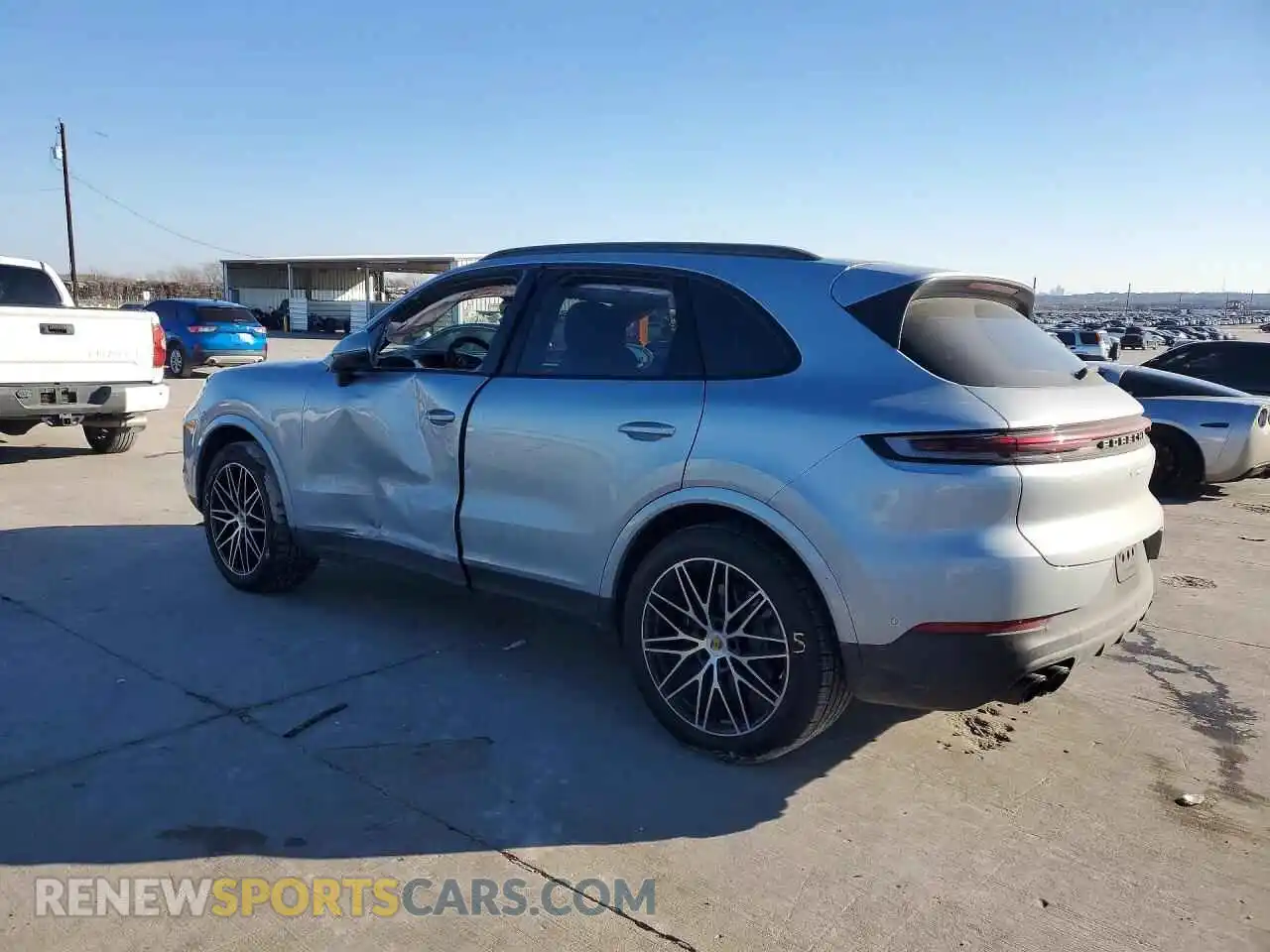 2 Photograph of a damaged car WP1AA2AY2SDA01369 PORSCHE CAYENNE 2025