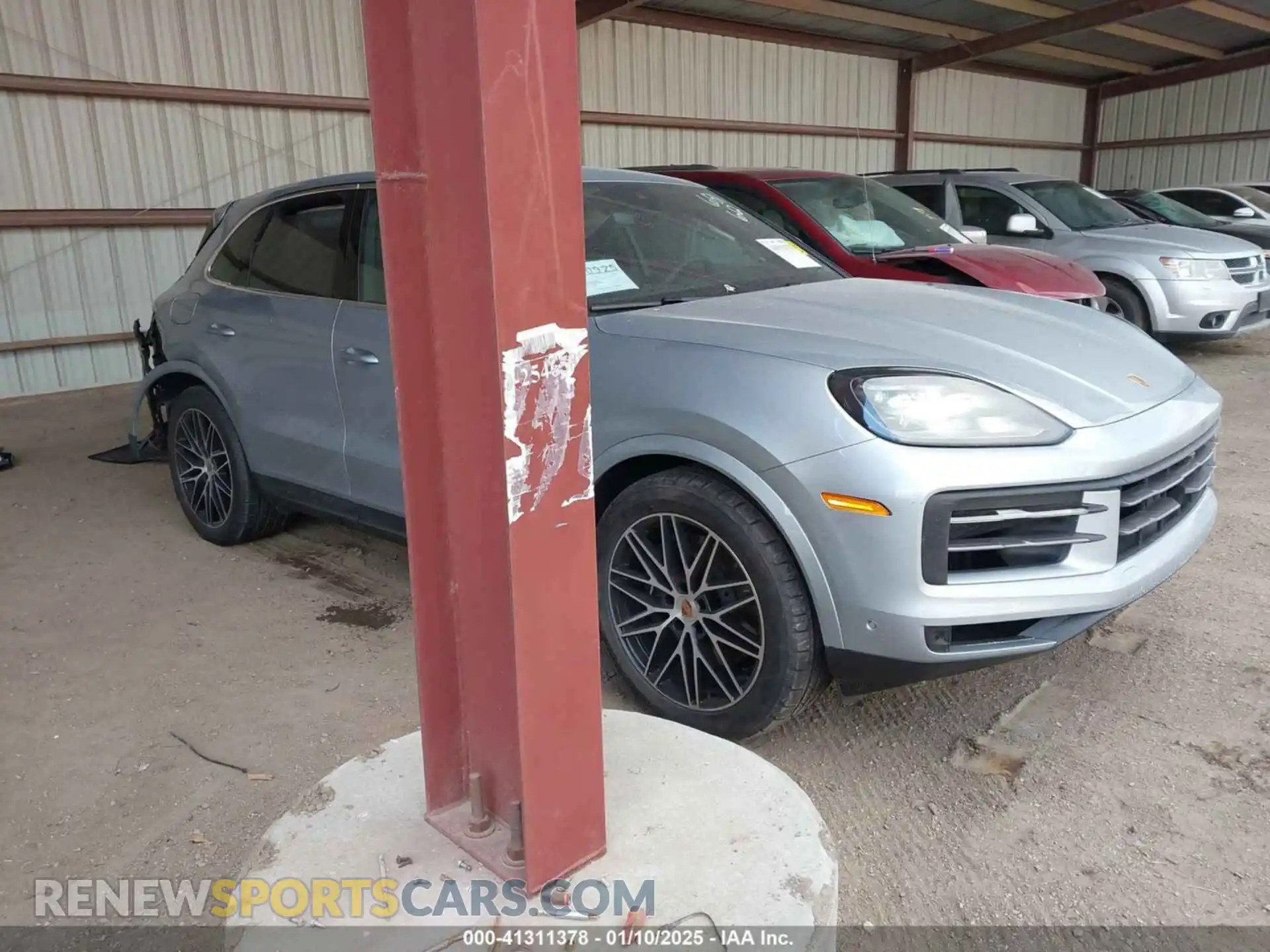 1 Photograph of a damaged car WP1AA2AYXSDA01362 PORSCHE CAYENNE 2025