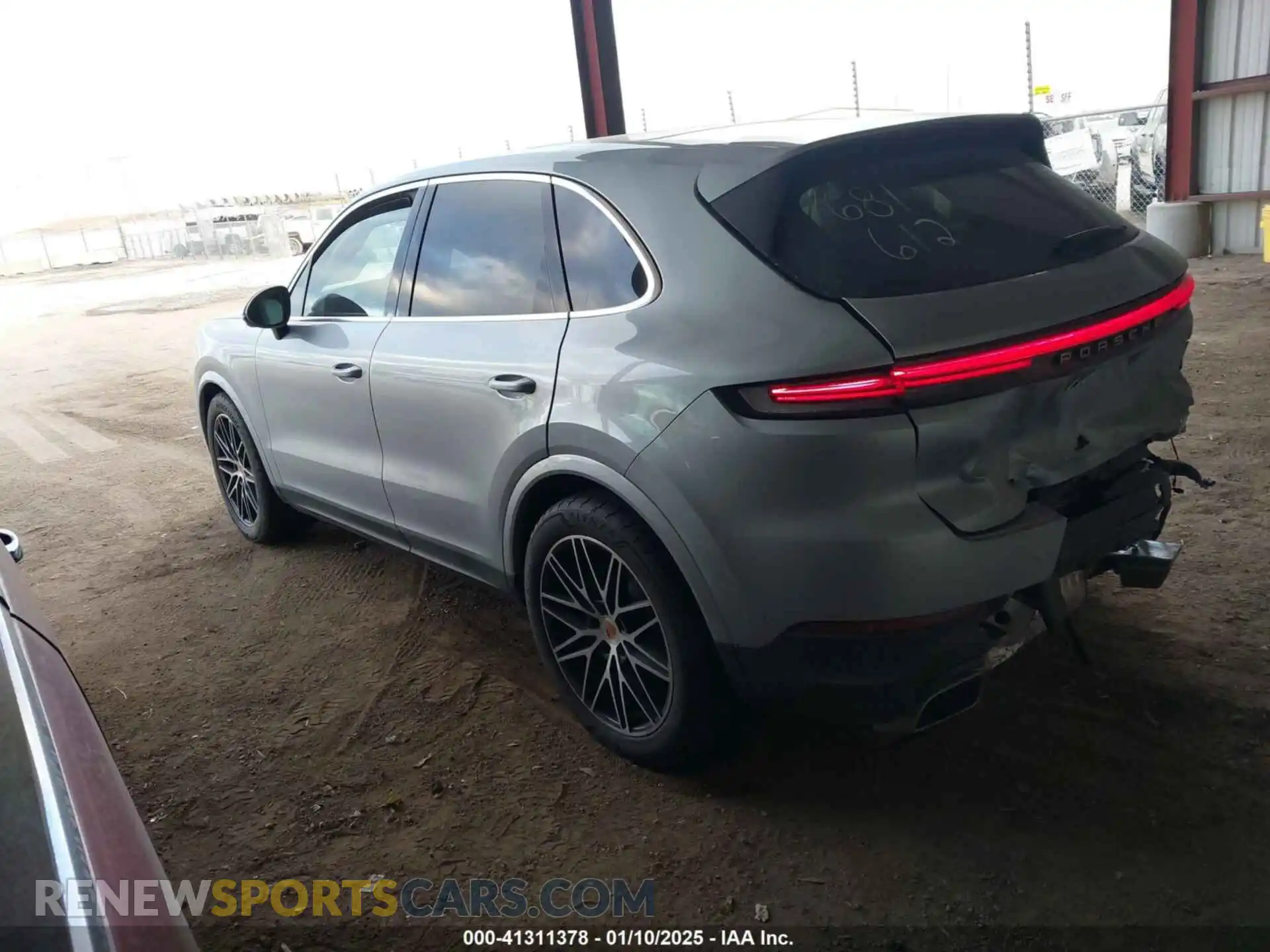 3 Photograph of a damaged car WP1AA2AYXSDA01362 PORSCHE CAYENNE 2025