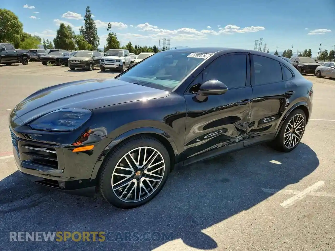 1 Photograph of a damaged car WP1BA2AY4TDA38851 PORSCHE CAYENNE 2026