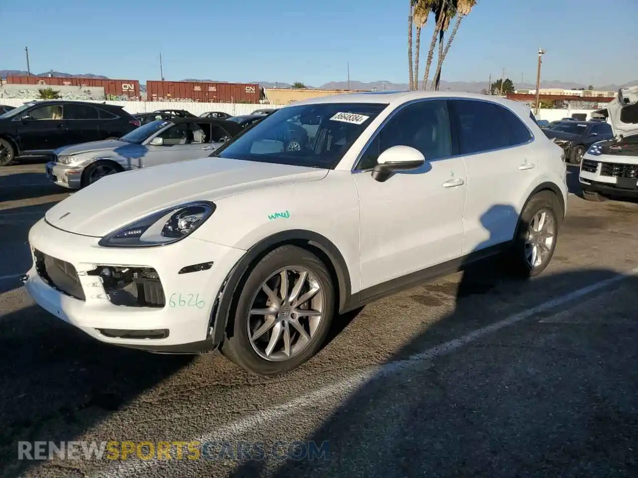 1 Photograph of a damaged car WP1AA2AY5PDA06749 PORSCHE CAYENNE BA 2023