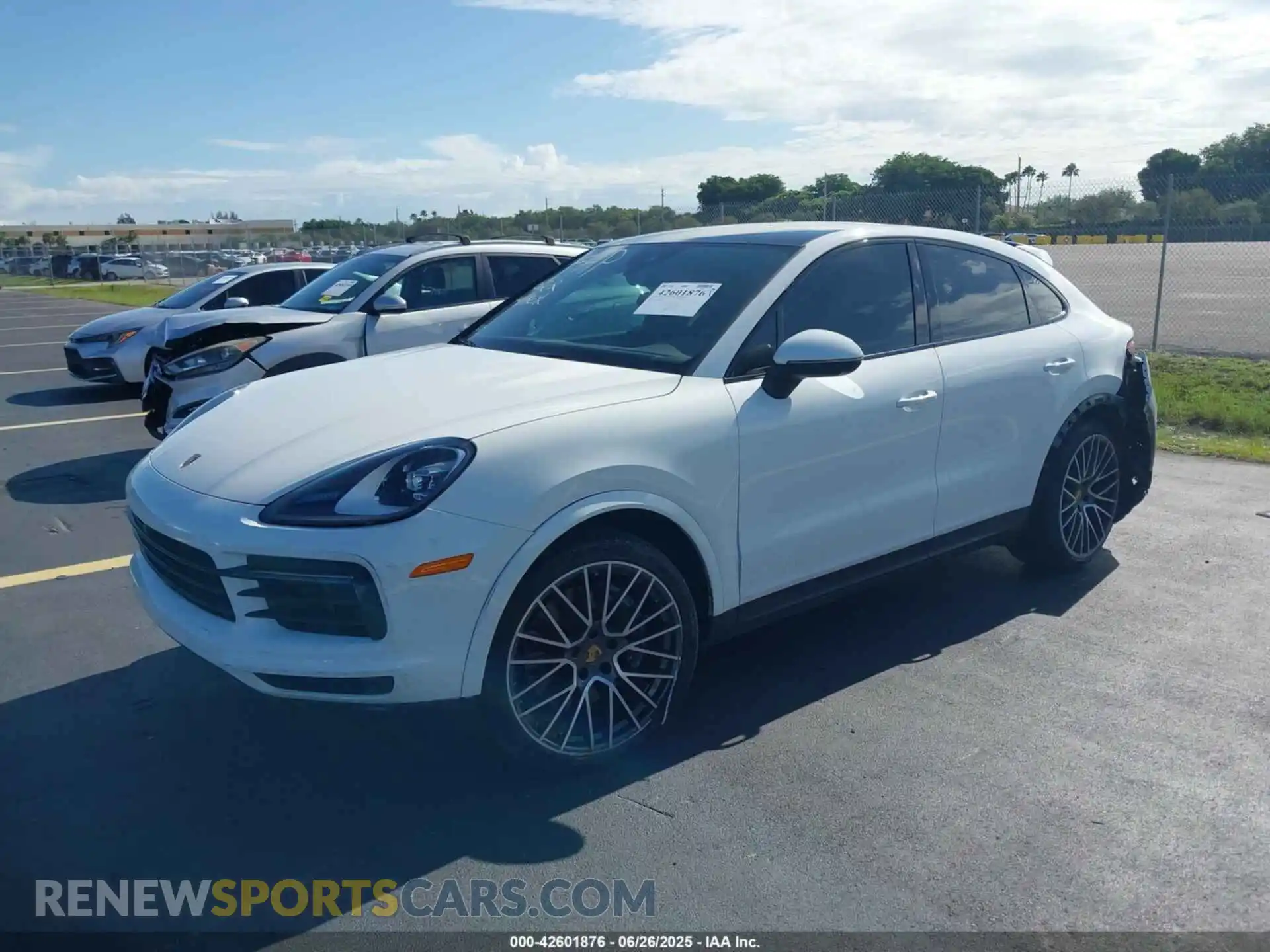 2 Photograph of a damaged car WP1BA2AY8MDA40944 PORSCHE CAYENNE COUPE 2021