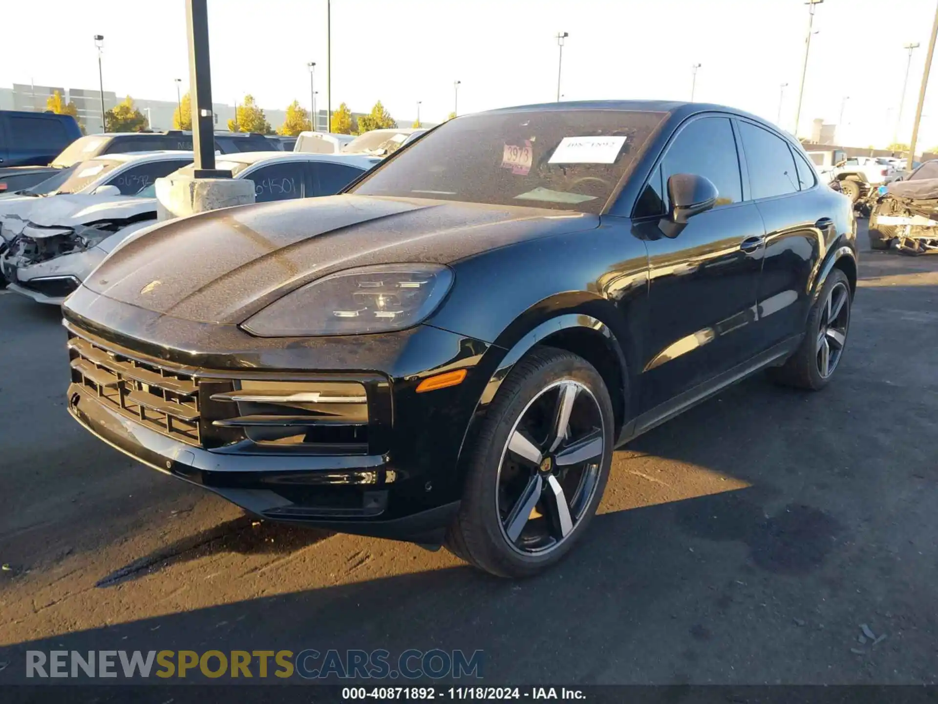 2 fotografías del automóvil dañado WP1BA2AY2RDA53616 PORSCHE CAYENNE COUPE 2024