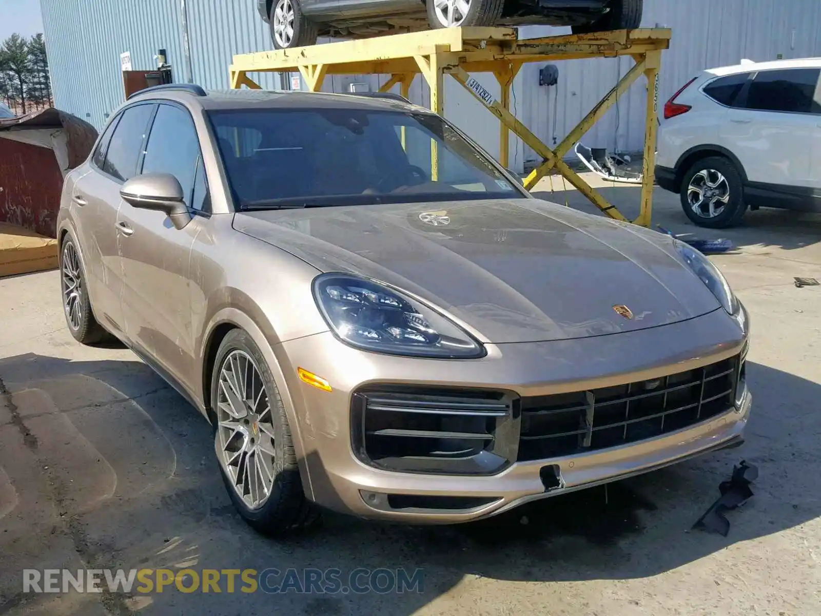 1 Photograph of a damaged car WP1AF2AY0KDA80431 PORSCHE CAYENNE TU 2019