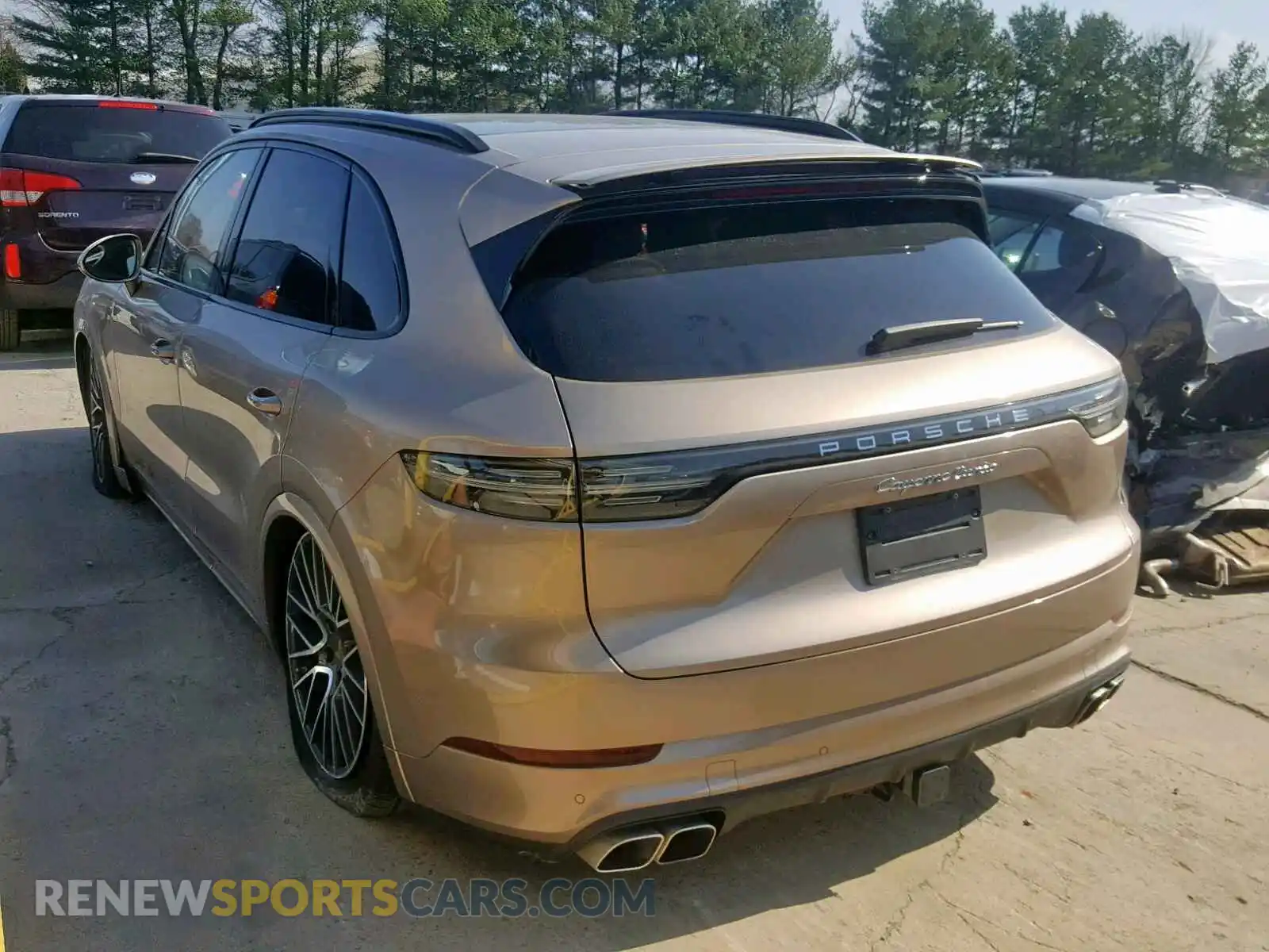3 Photograph of a damaged car WP1AF2AY0KDA80431 PORSCHE CAYENNE TU 2019
