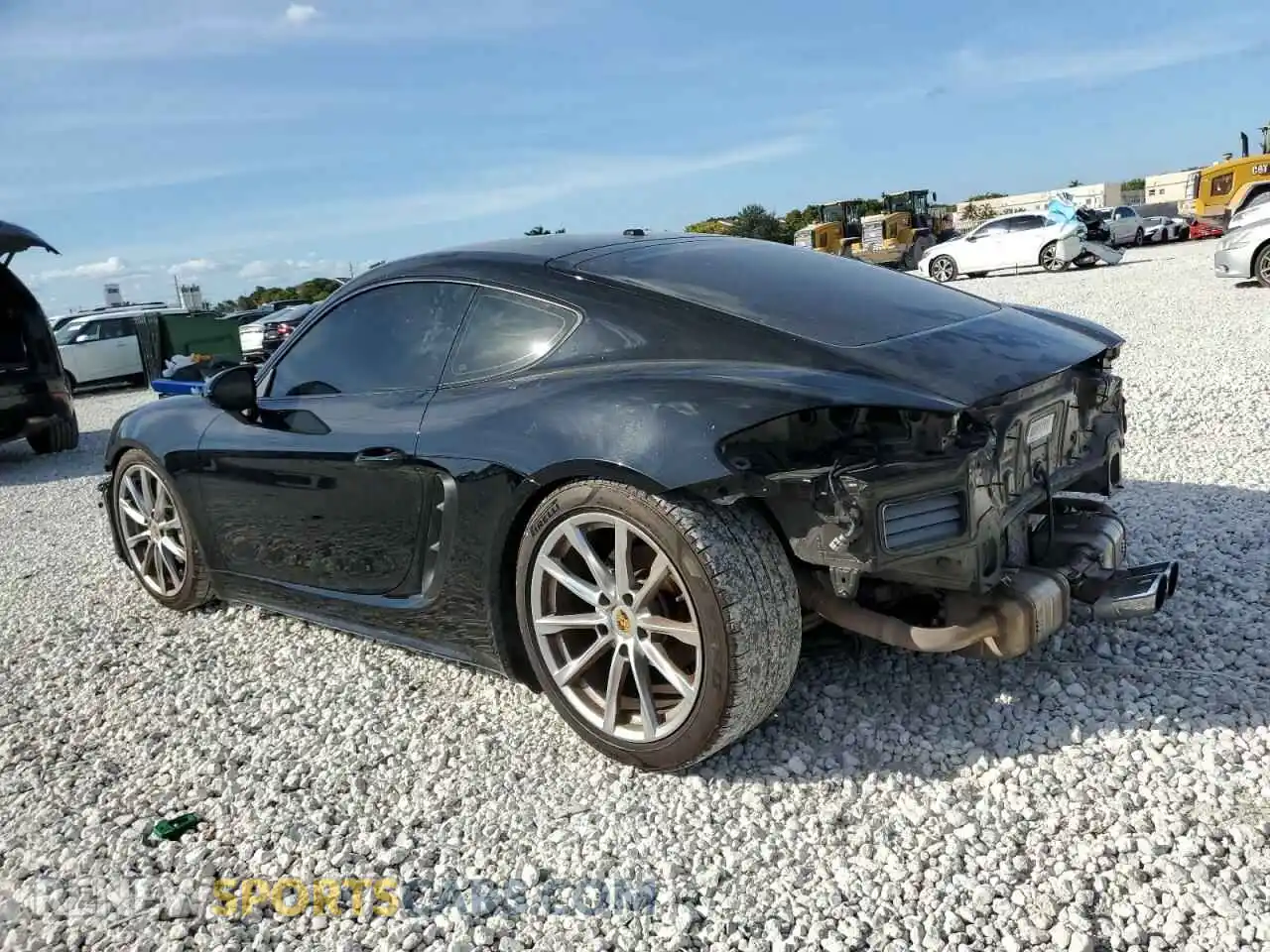 2 Photograph of a damaged car WP0AA2A86KS261271 PORSCHE CAYMAN 2019