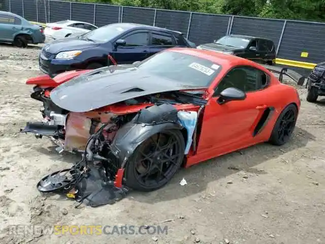 1 Фотография поврежденного автомобиля WP0AE2A86PS280107 PORSCHE CAYMAN 2023