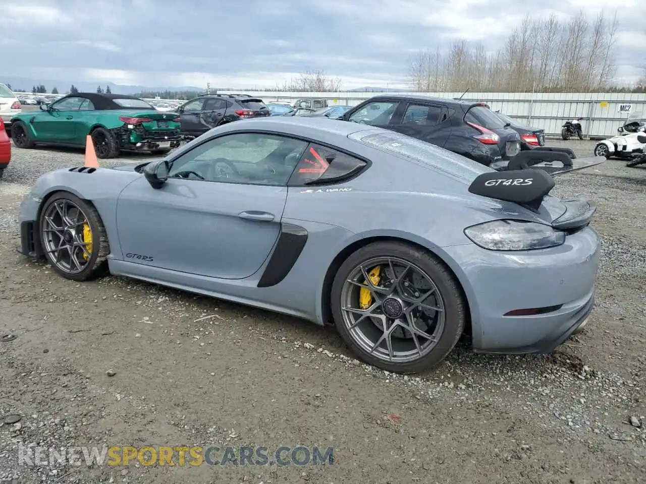 2 Photograph of a damaged car WP0AE2A88PS280691 PORSCHE CAYMAN 2023