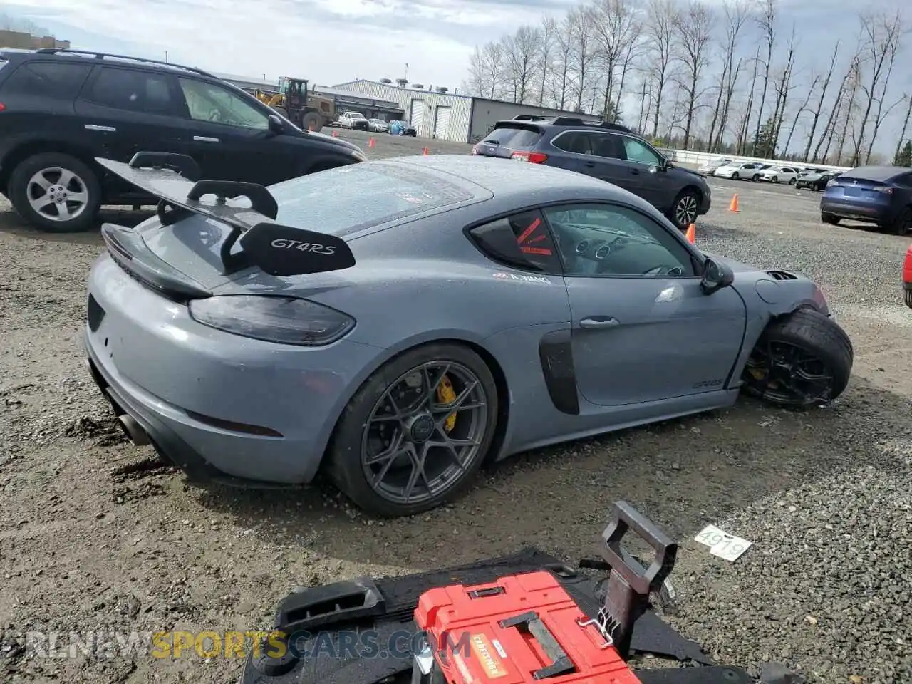 3 Photograph of a damaged car WP0AE2A88PS280691 PORSCHE CAYMAN 2023