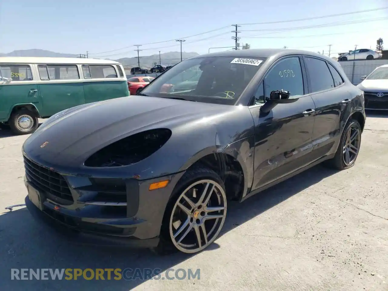 2 Photograph of a damaged car WP1AA2A50KLB01577 PORSCHE MACAN 2019