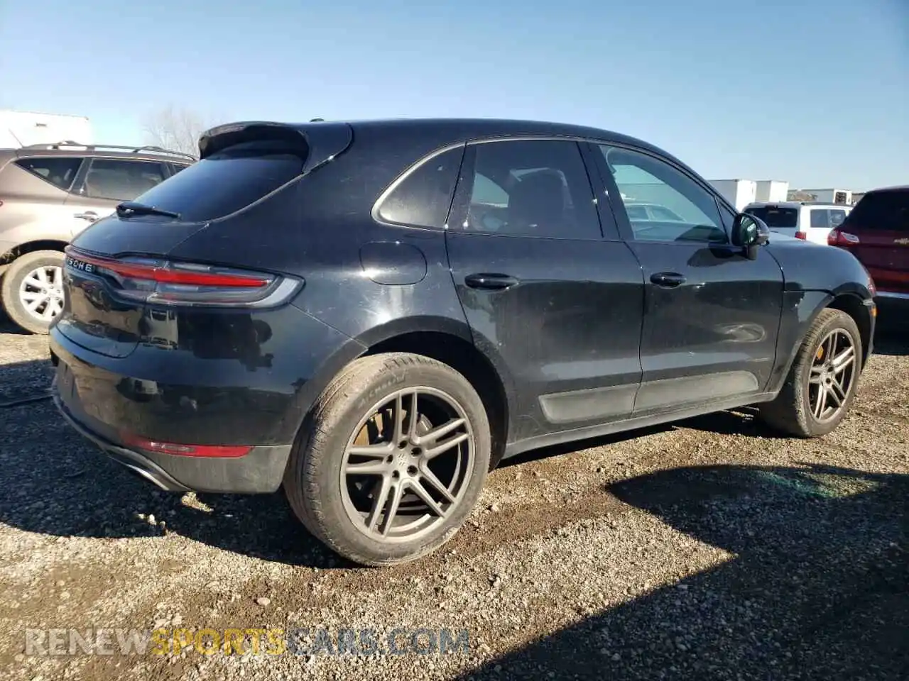 3 Photograph of a damaged car WP1AA2A50KLB04091 PORSCHE MACAN 2019