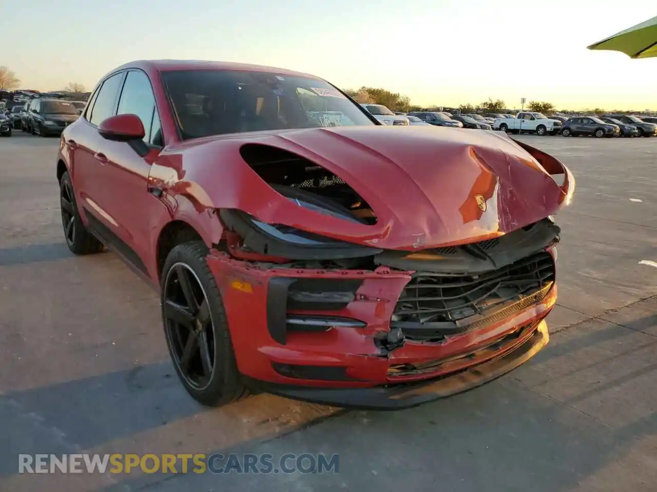1 Photograph of a damaged car WP1AA2A50KLB06097 PORSCHE MACAN 2019