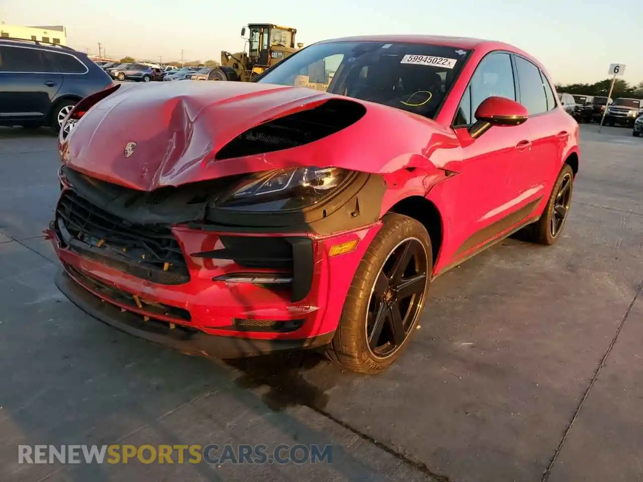 2 Photograph of a damaged car WP1AA2A50KLB06097 PORSCHE MACAN 2019