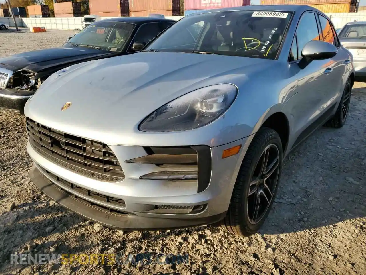 2 Photograph of a damaged car WP1AA2A51KLB06531 PORSCHE MACAN 2019
