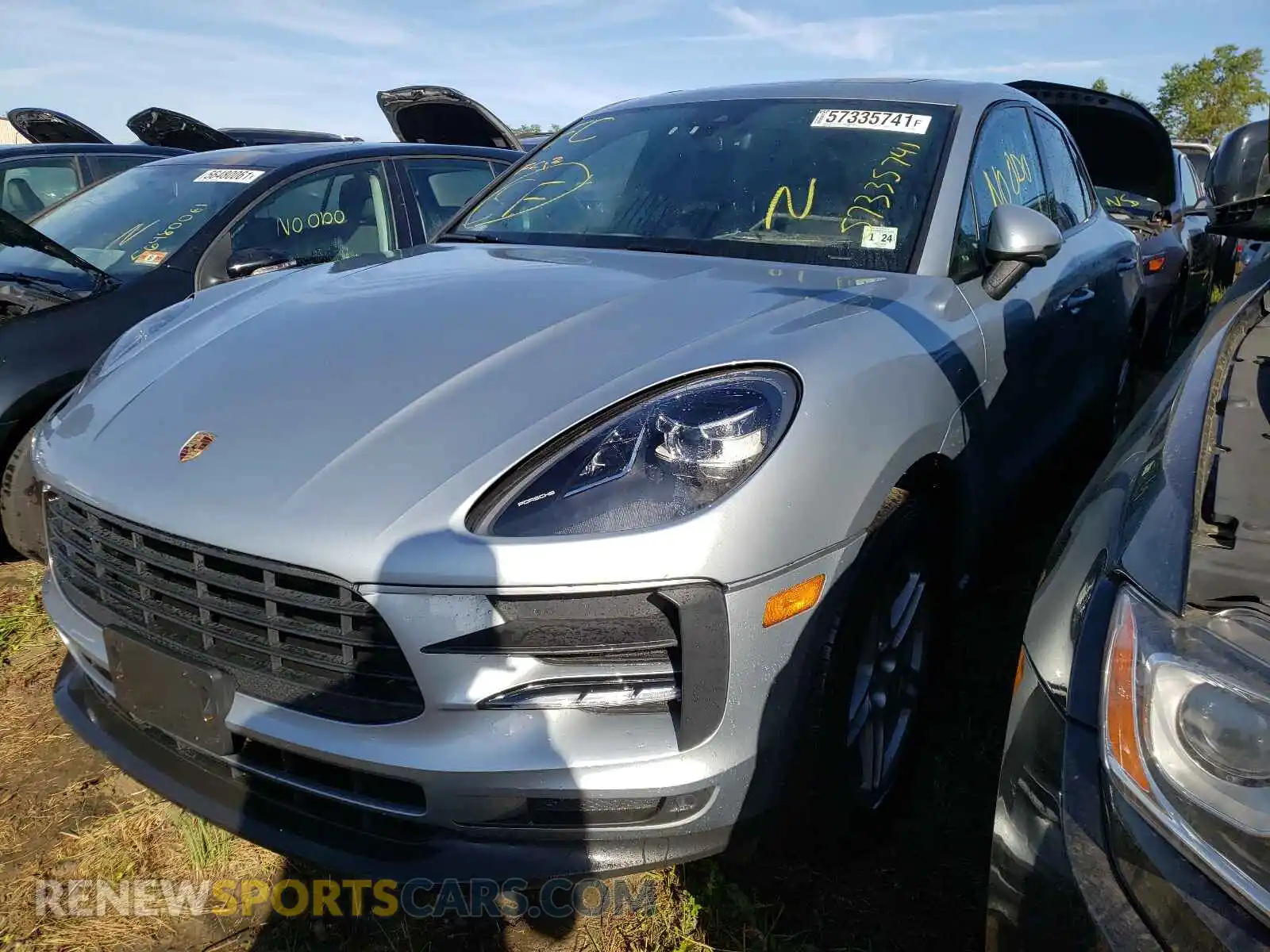 2 Photograph of a damaged car WP1AA2A52KLB01855 PORSCHE MACAN 2019