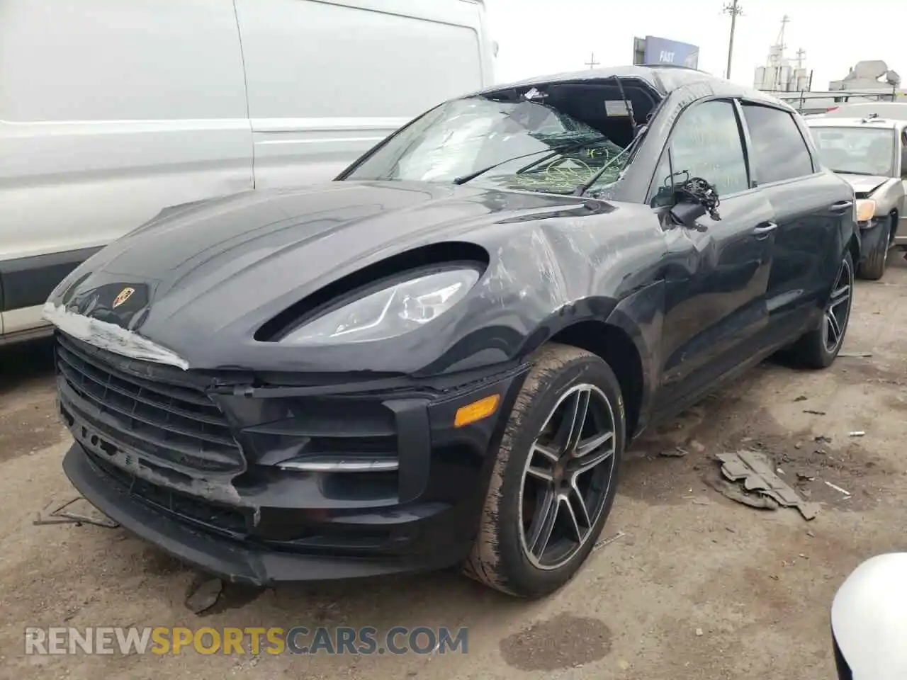 2 Photograph of a damaged car WP1AA2A52KLB01919 PORSCHE MACAN 2019