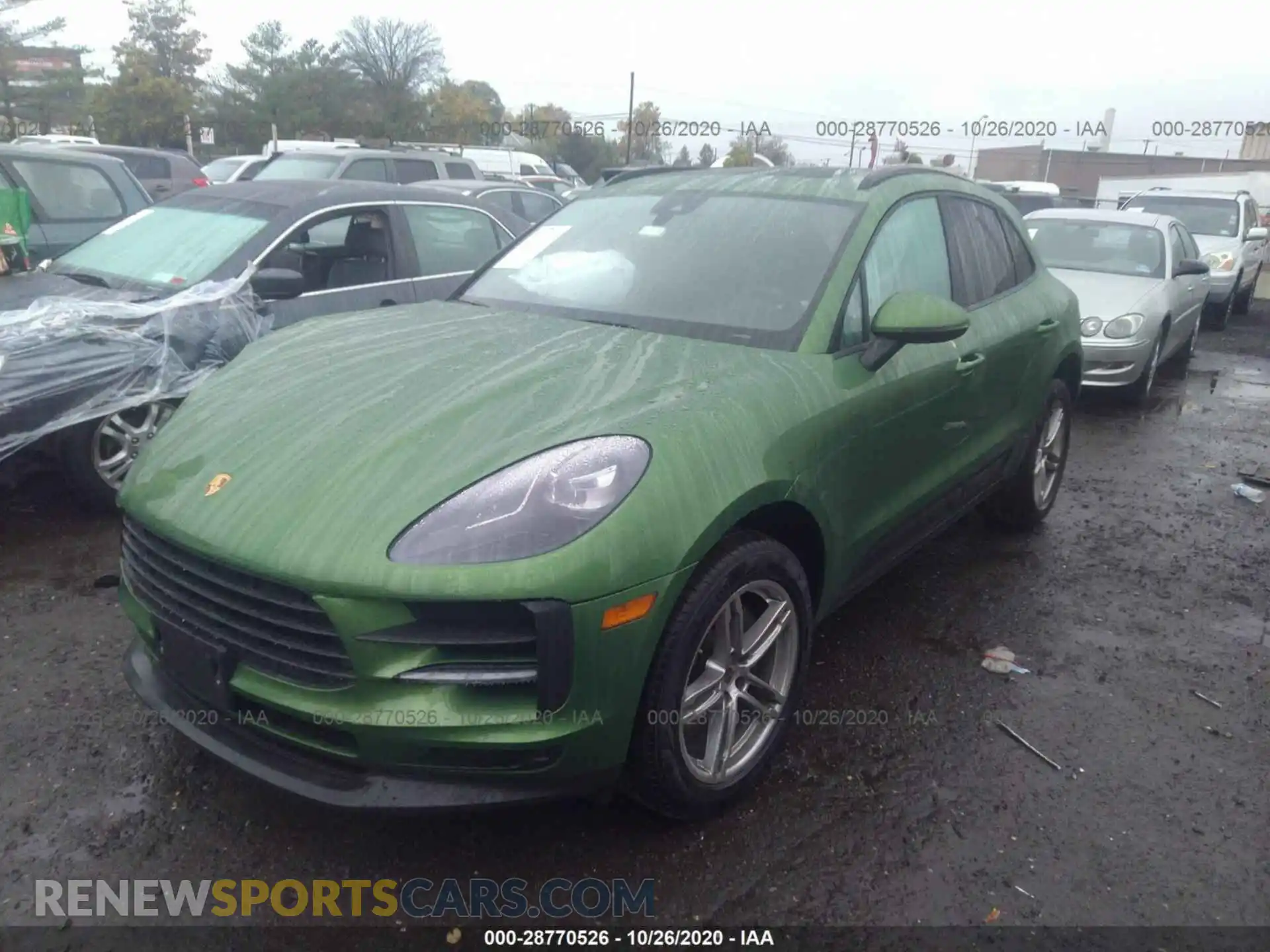 2 fotografías del automóvil dañado WP1AA2A52KLB02052 PORSCHE MACAN 2019