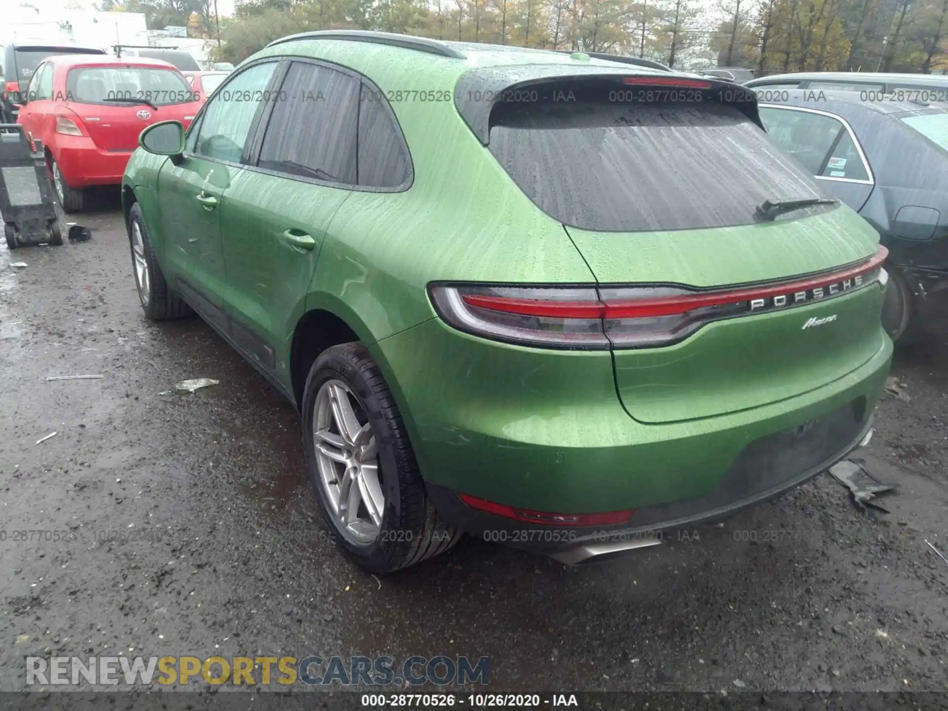3 fotografías del automóvil dañado WP1AA2A52KLB02052 PORSCHE MACAN 2019