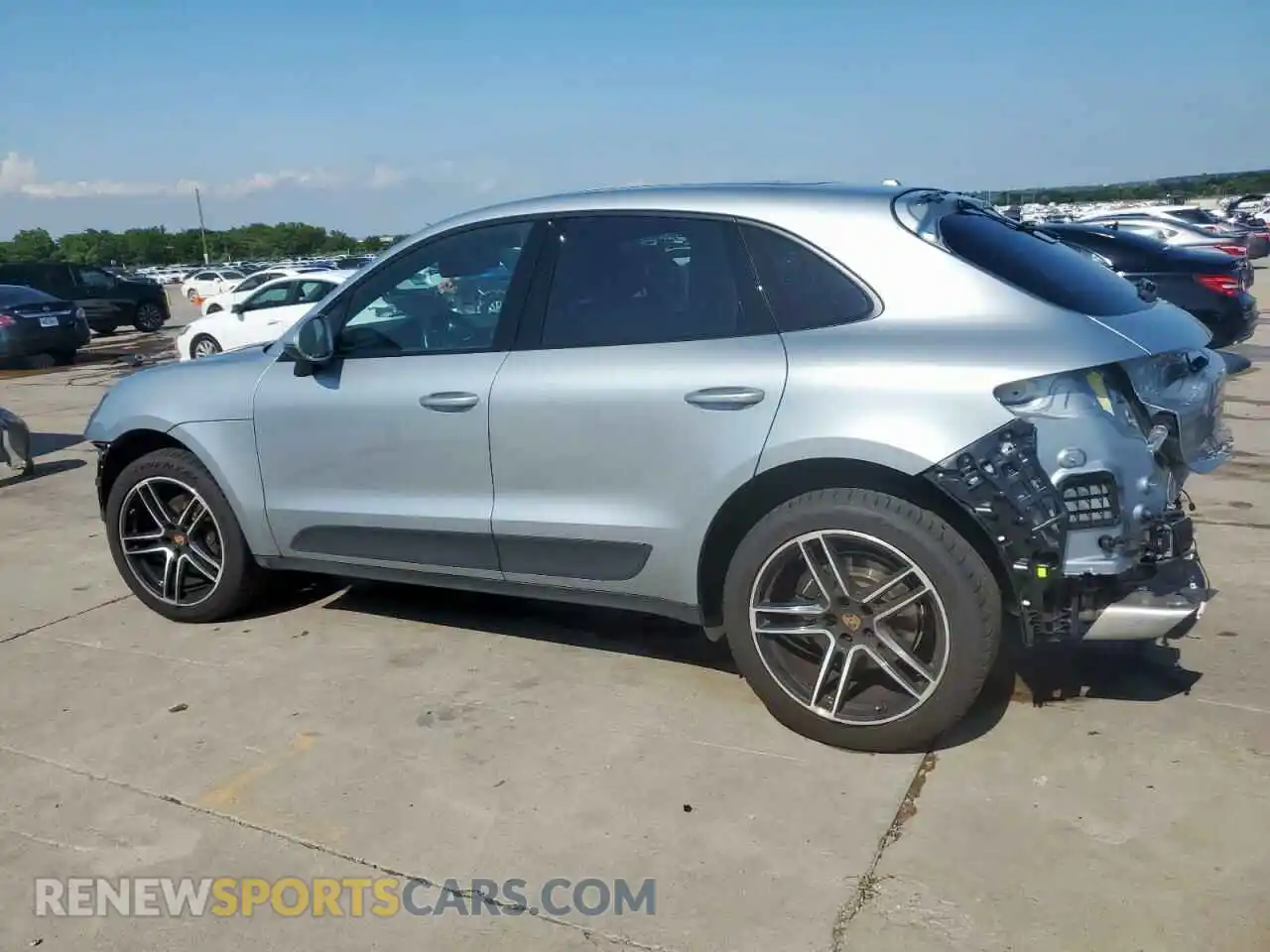 2 Photograph of a damaged car WP1AA2A53KLB08975 PORSCHE MACAN 2019