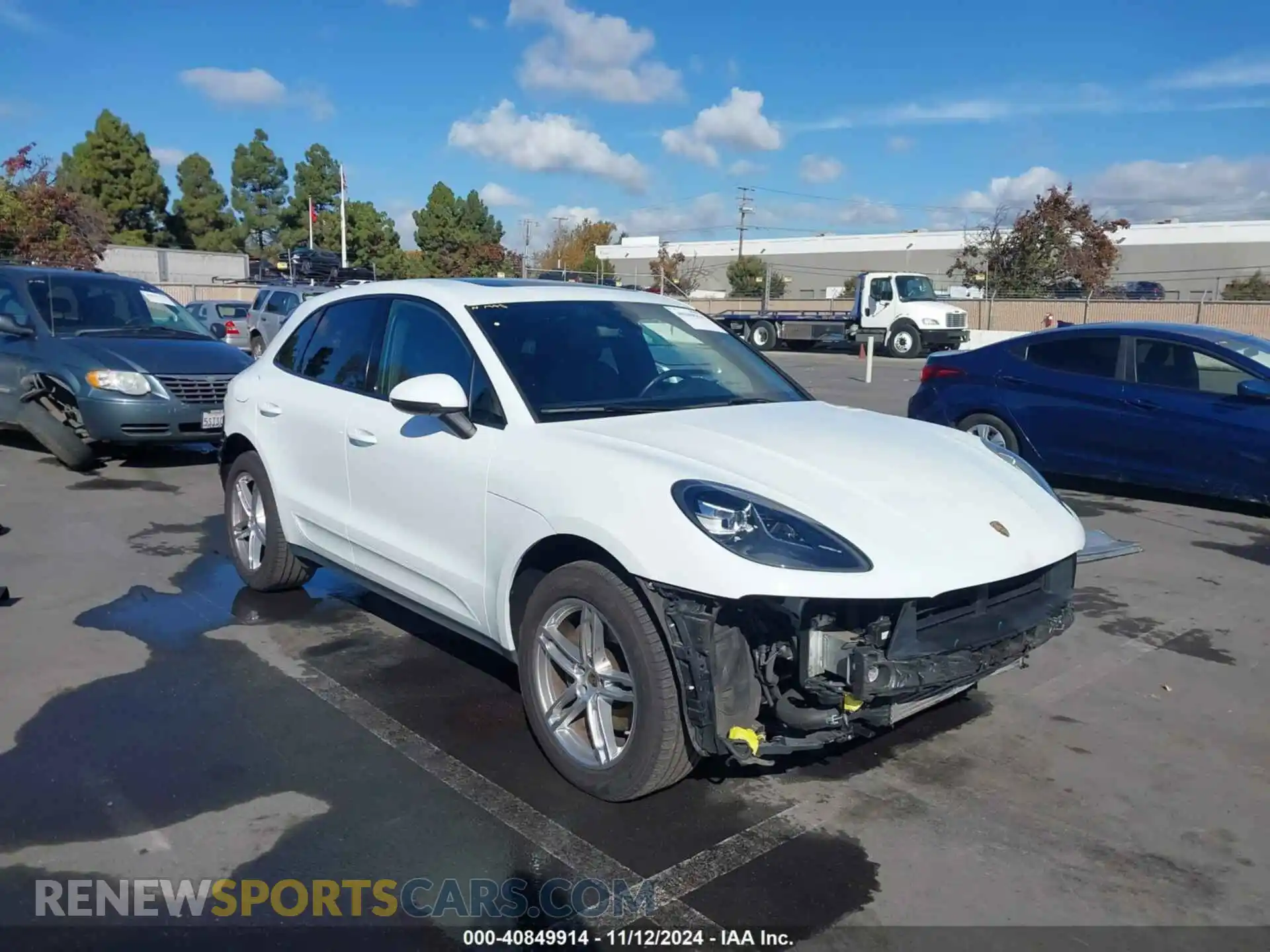 1 Фотография поврежденного автомобиля WP1AA2A54KLB01985 PORSCHE MACAN 2019