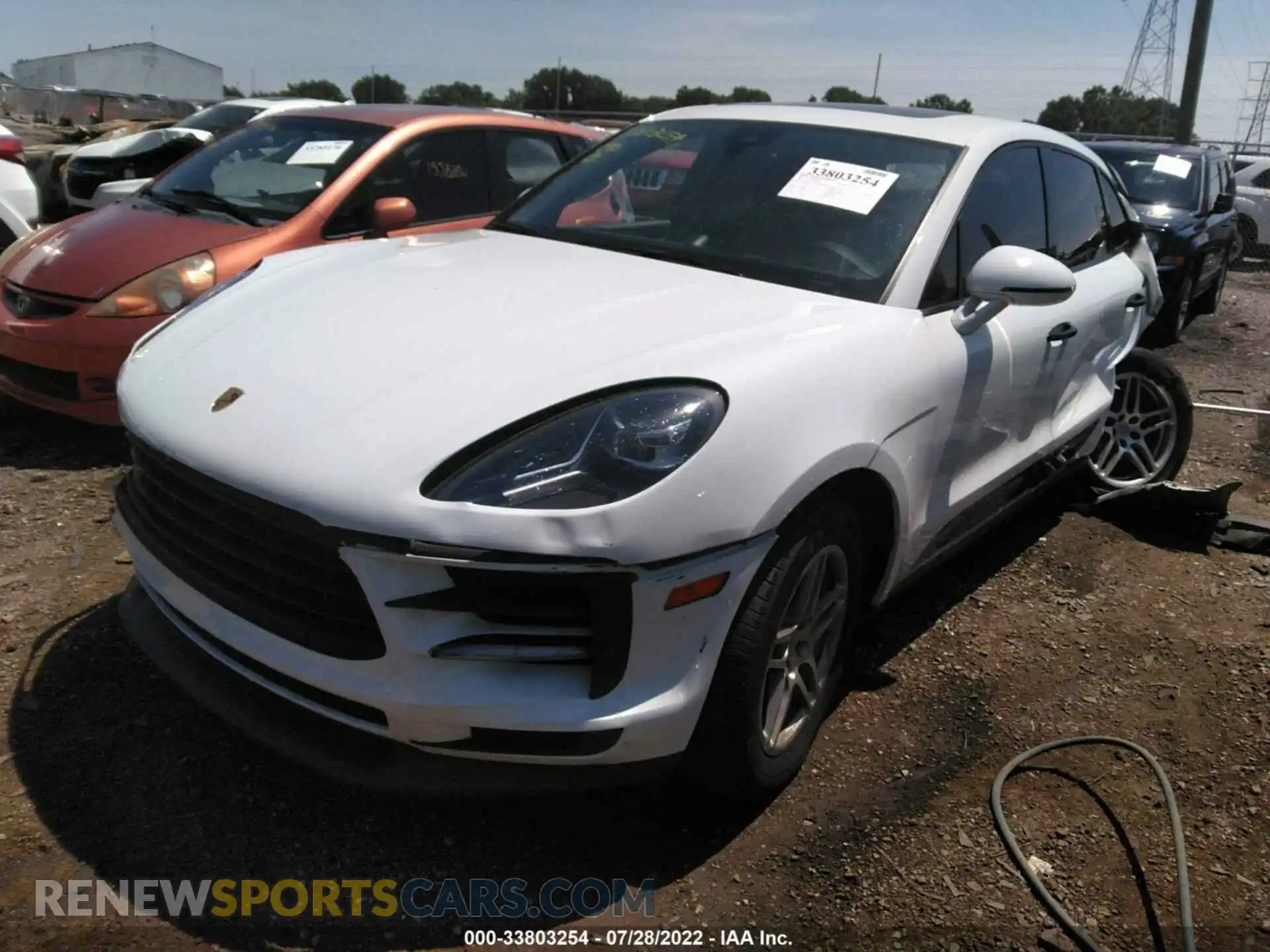 2 Фотография поврежденного автомобиля WP1AA2A54KLB08404 PORSCHE MACAN 2019