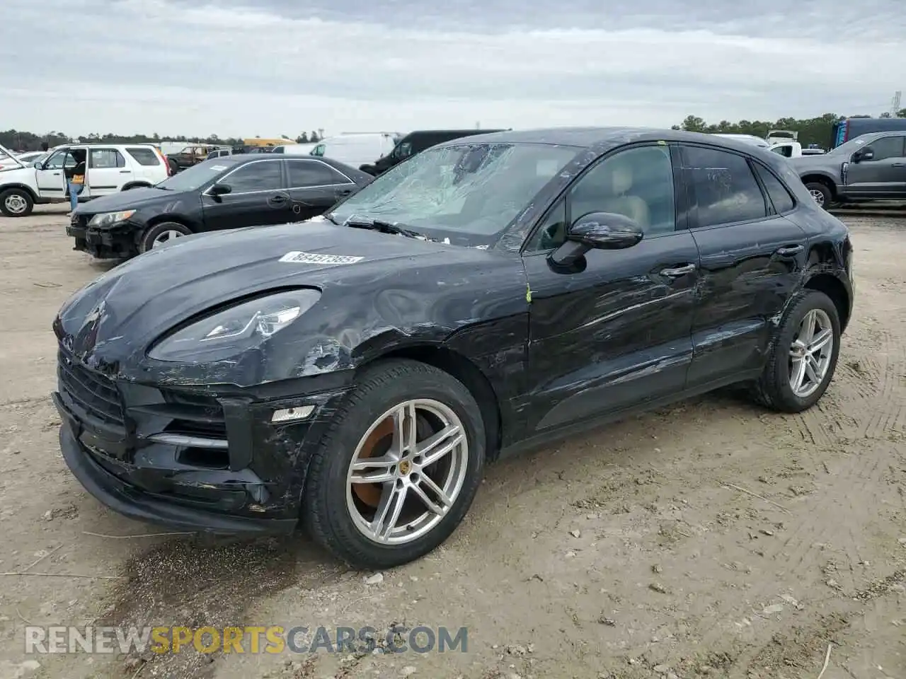 1 Photograph of a damaged car WP1AA2A55KLB08718 PORSCHE MACAN 2019