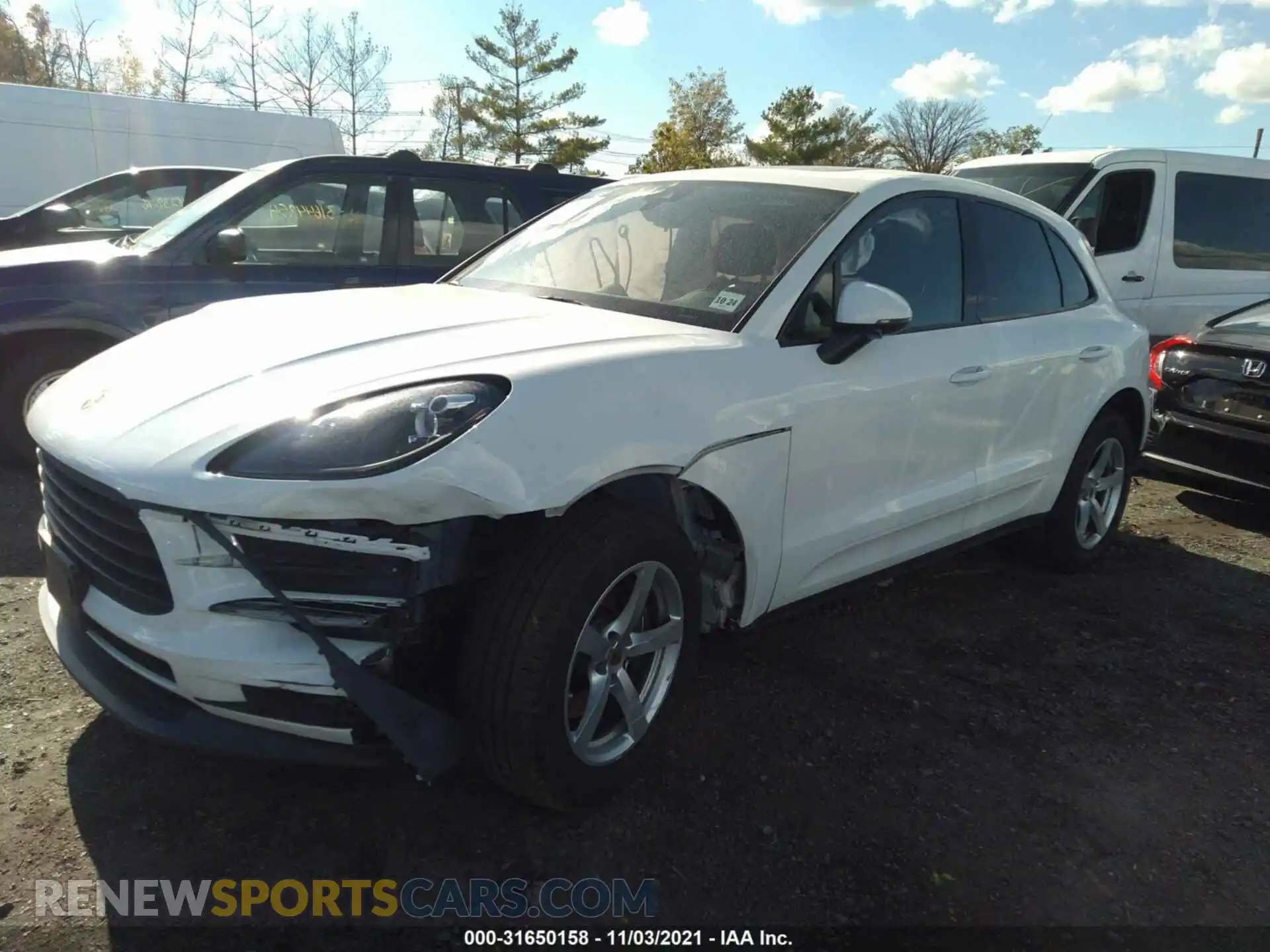2 Photograph of a damaged car WP1AA2A56KLB07867 PORSCHE MACAN 2019
