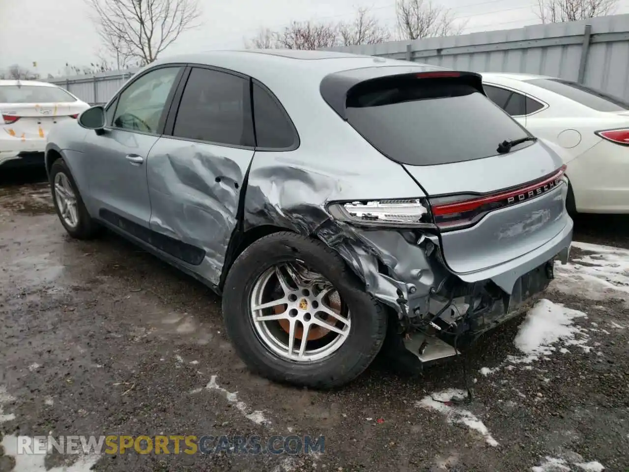 3 Photograph of a damaged car WP1AA2A58KLB04551 PORSCHE MACAN 2019