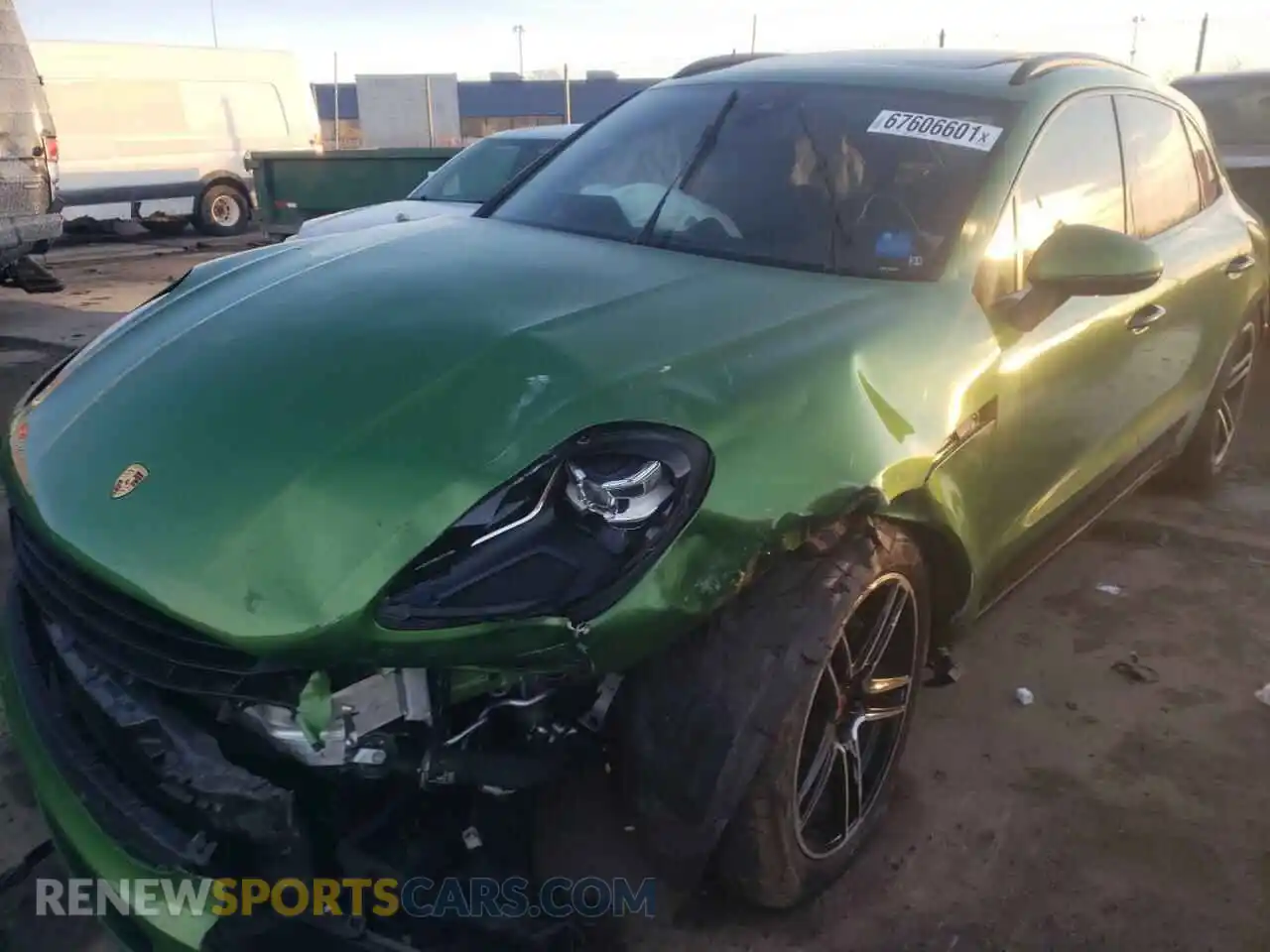 2 Photograph of a damaged car WP1AA2A59KLB01545 PORSCHE MACAN 2019