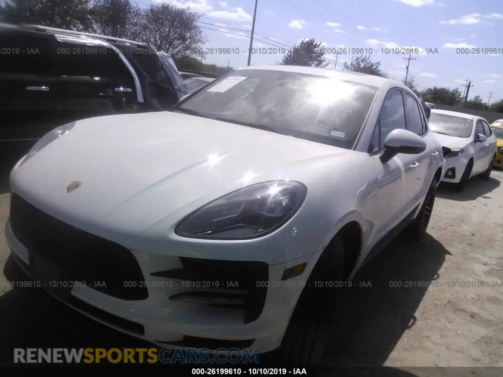 2 Photograph of a damaged car WP1AA2A59KLB02680 PORSCHE MACAN 2019