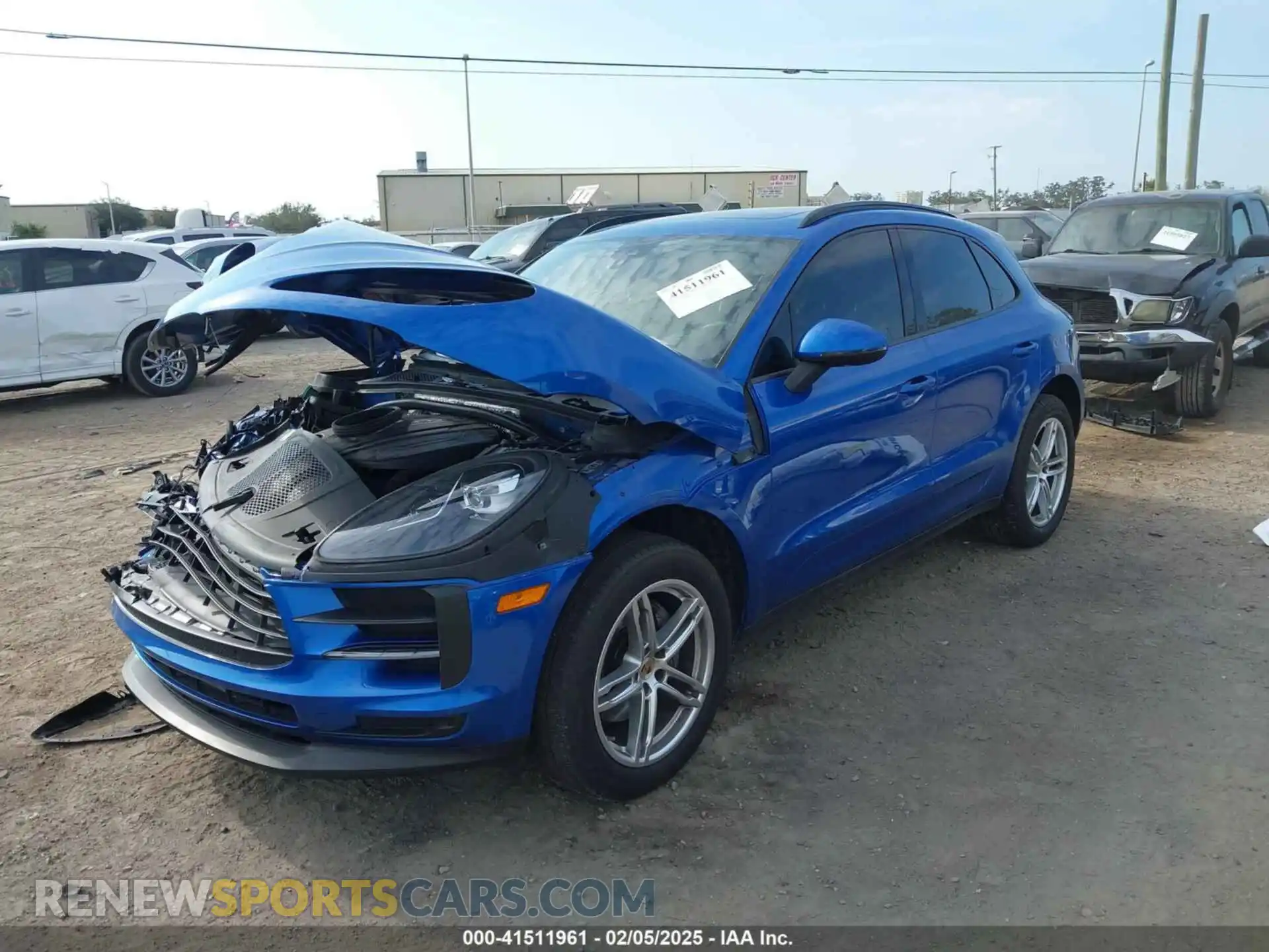 2 Photograph of a damaged car WP1AA2A59KLB06602 PORSCHE MACAN 2019