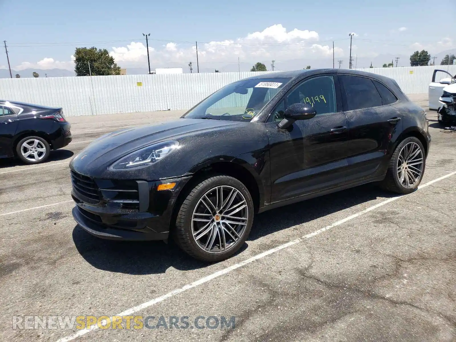 2 Photograph of a damaged car WP1AA2A59KLB09404 PORSCHE MACAN 2019