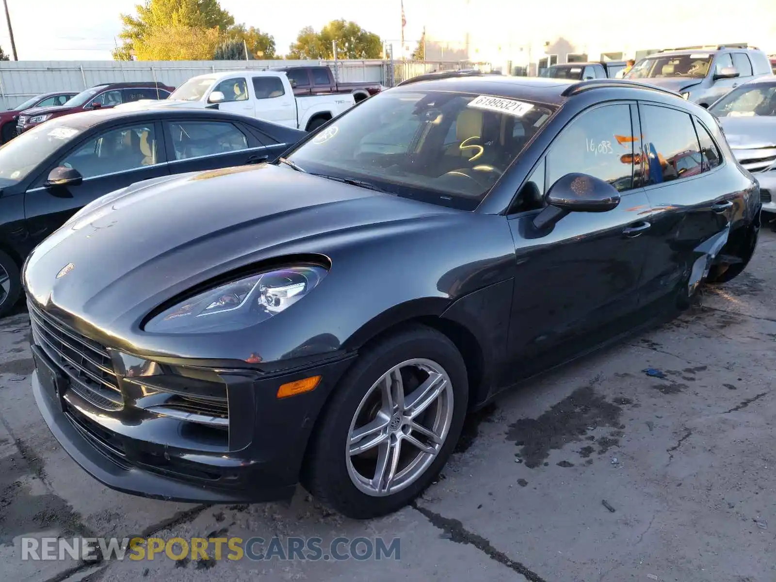 2 Photograph of a damaged car WP1AA2A5XKLB00646 PORSCHE MACAN 2019