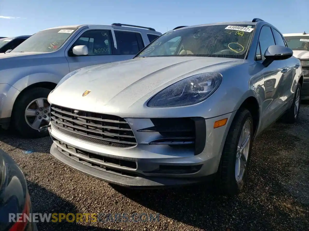 2 Photograph of a damaged car WP1AA2A5XKLB06284 PORSCHE MACAN 2019
