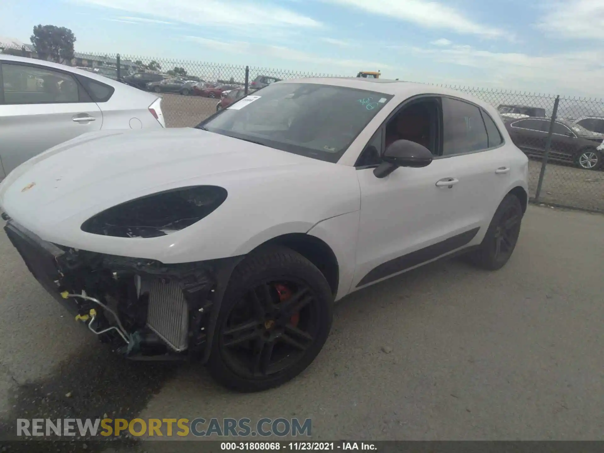 2 Photograph of a damaged car WP1AB2A51KLB32107 PORSCHE MACAN 2019