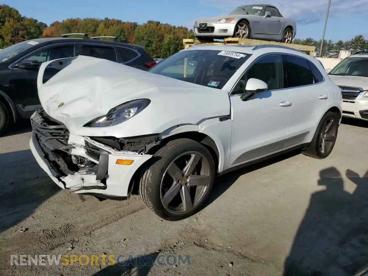 1 fotografías del automóvil dañado WP1AB2A55KLB32353 PORSCHE MACAN 2019