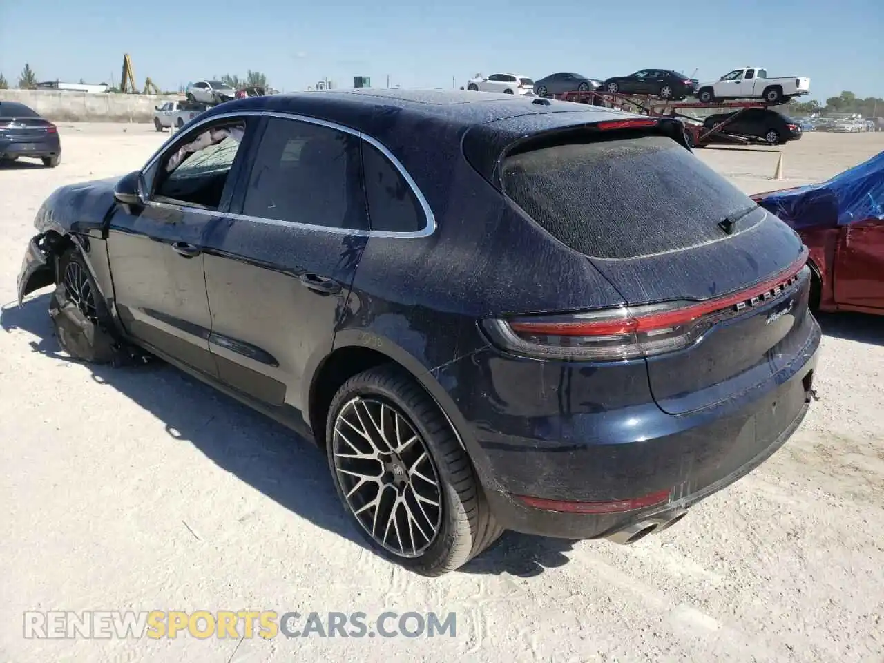 3 Photograph of a damaged car WP1AB2A56KLB32488 PORSCHE MACAN 2019