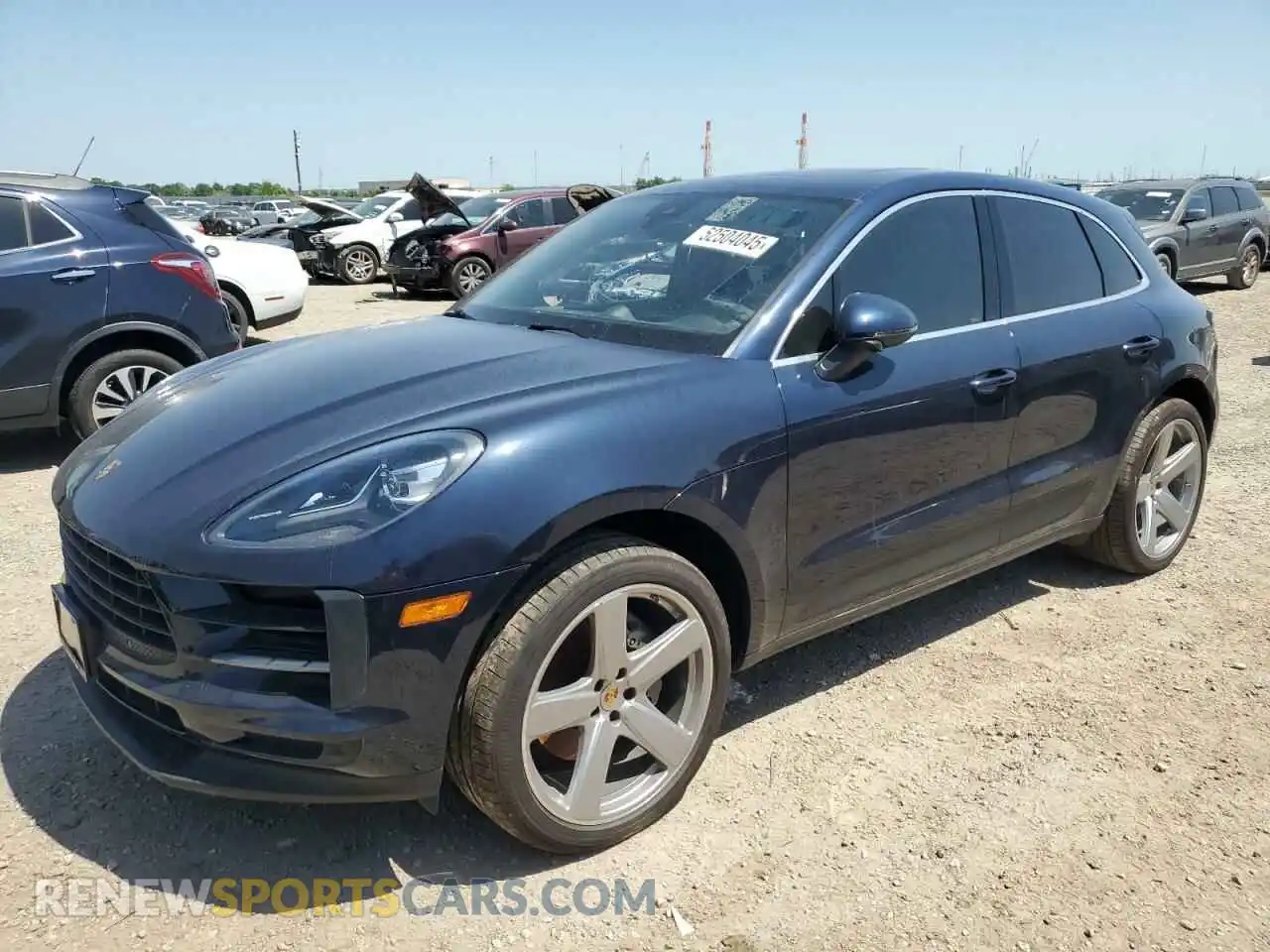 1 Photograph of a damaged car WP1AB2A56KLB33219 PORSCHE MACAN 2019