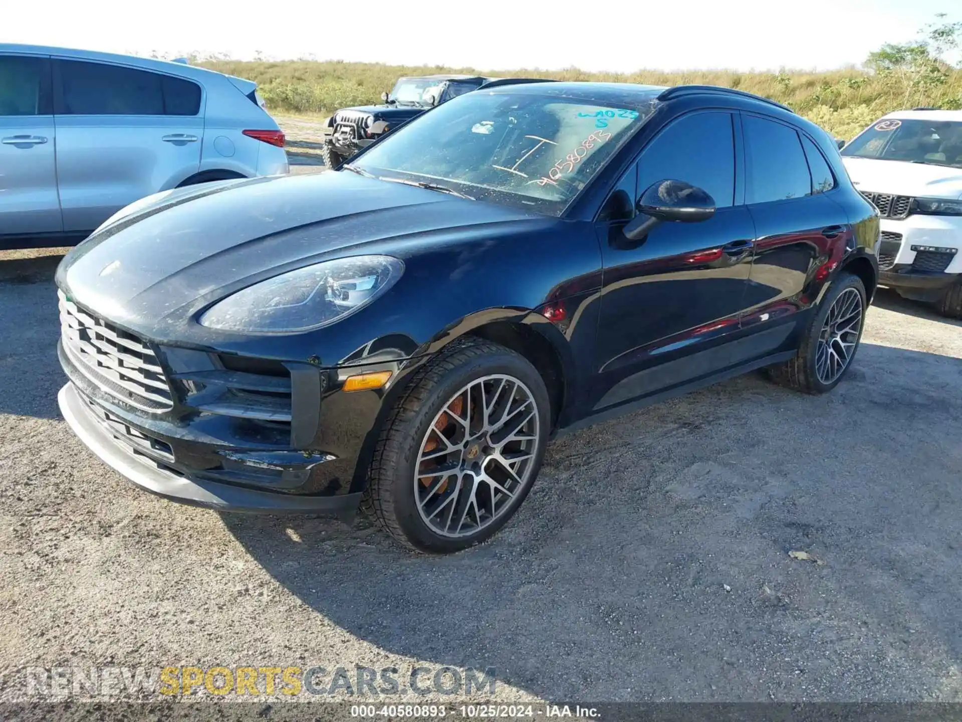 2 Photograph of a damaged car WP1AB2A57KLB33634 PORSCHE MACAN 2019