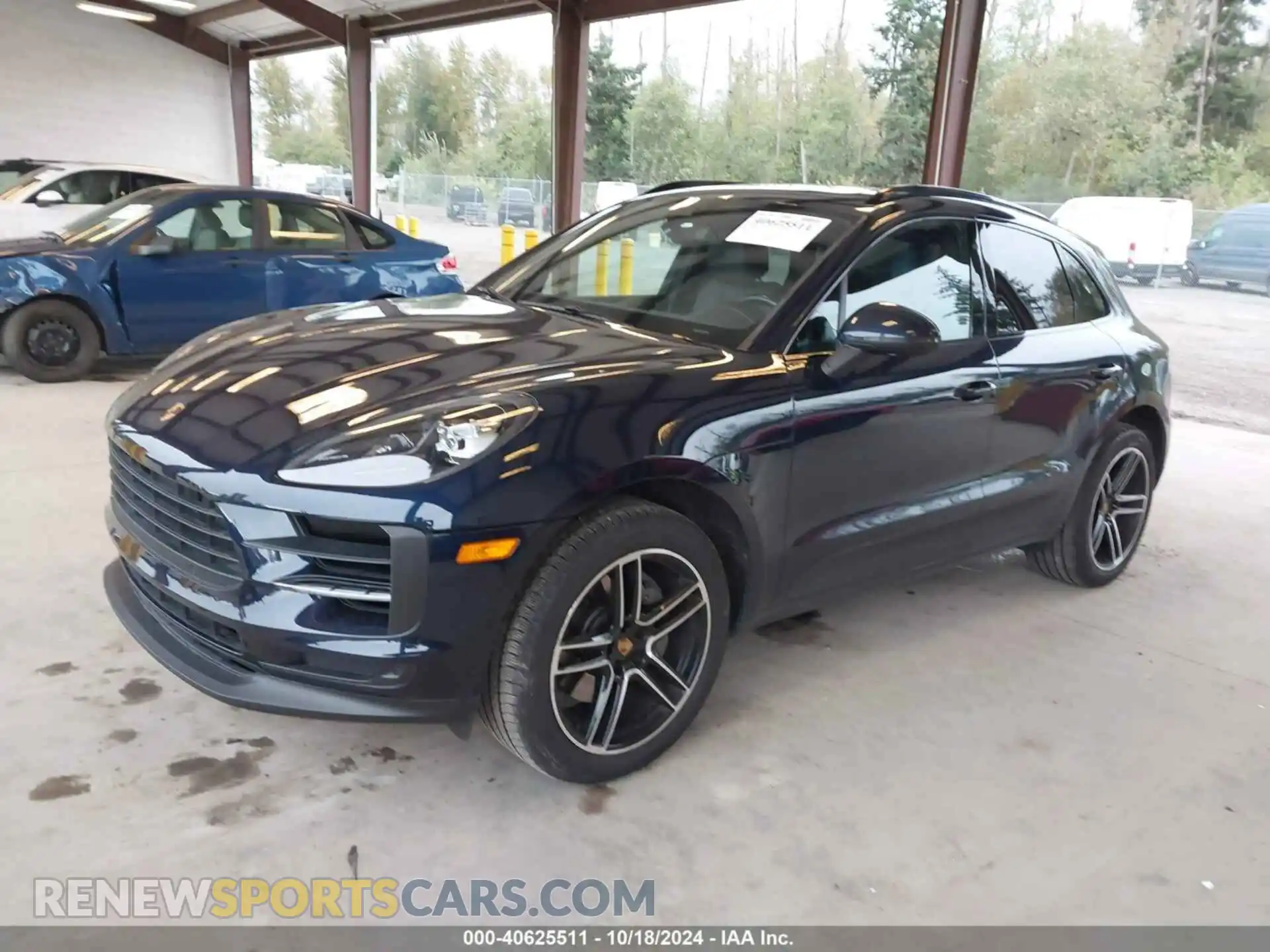 2 Photograph of a damaged car WP1AB2A57KLB33956 PORSCHE MACAN 2019
