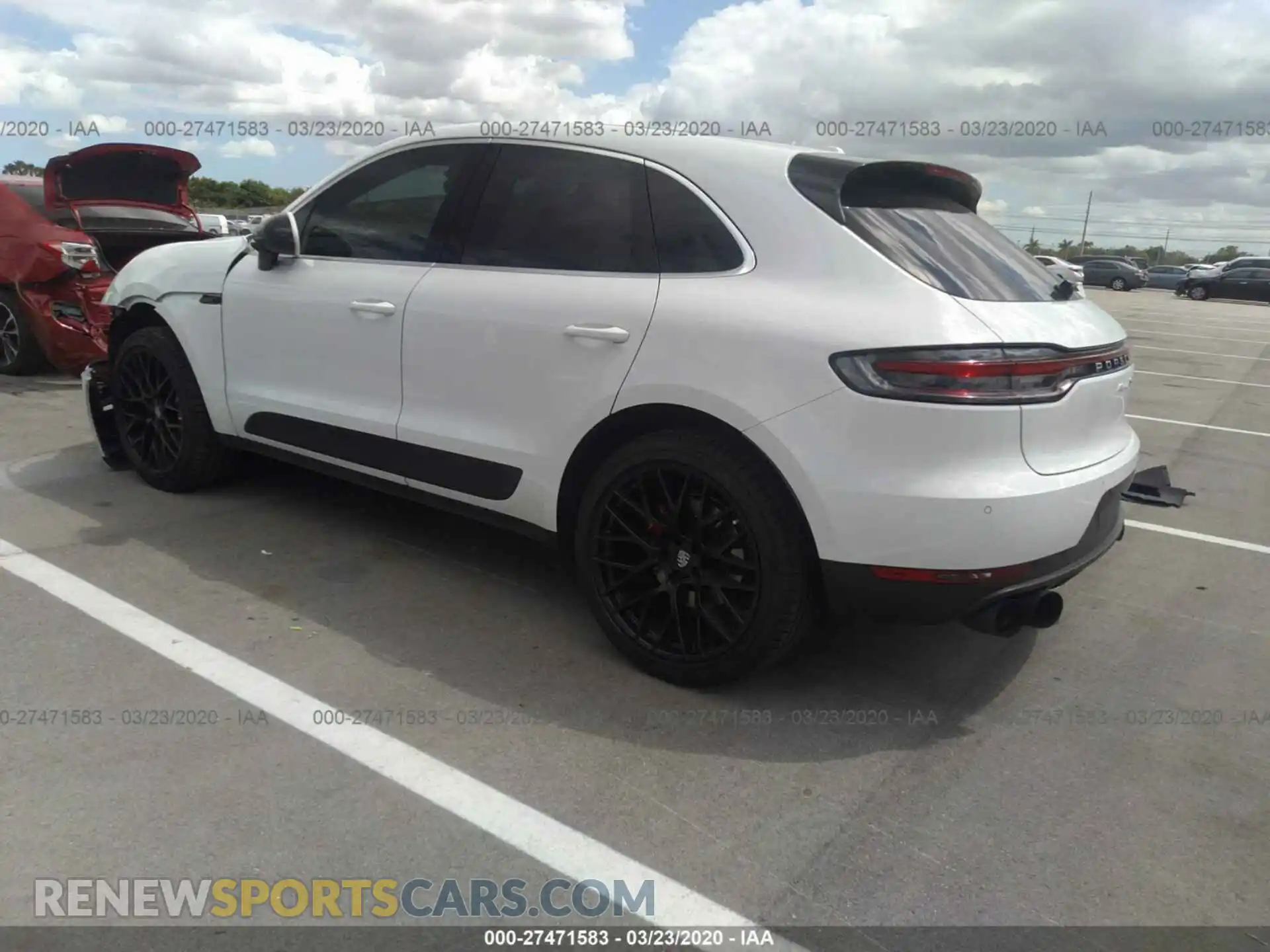 3 Photograph of a damaged car WP1AB2A5XKLB34325 PORSCHE MACAN 2019