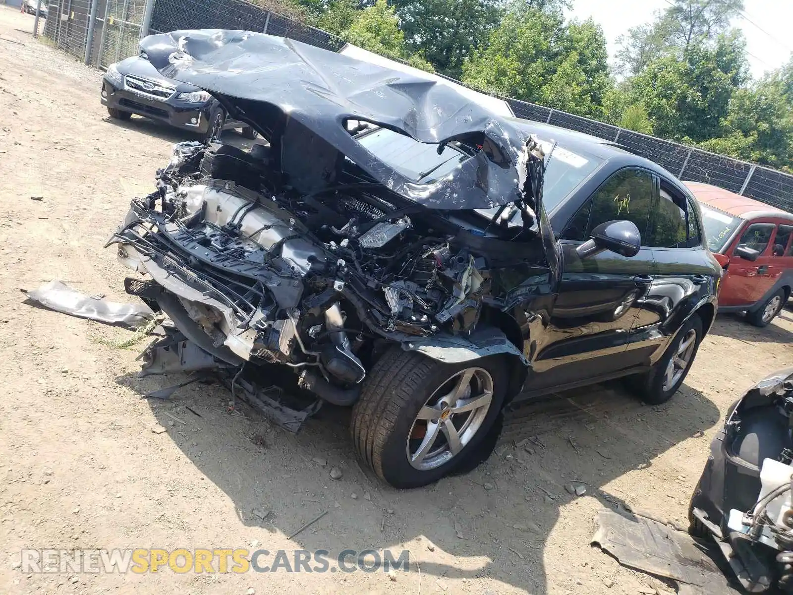 2 Photograph of a damaged car WP1AA2A51LLB05560 PORSCHE MACAN 2020