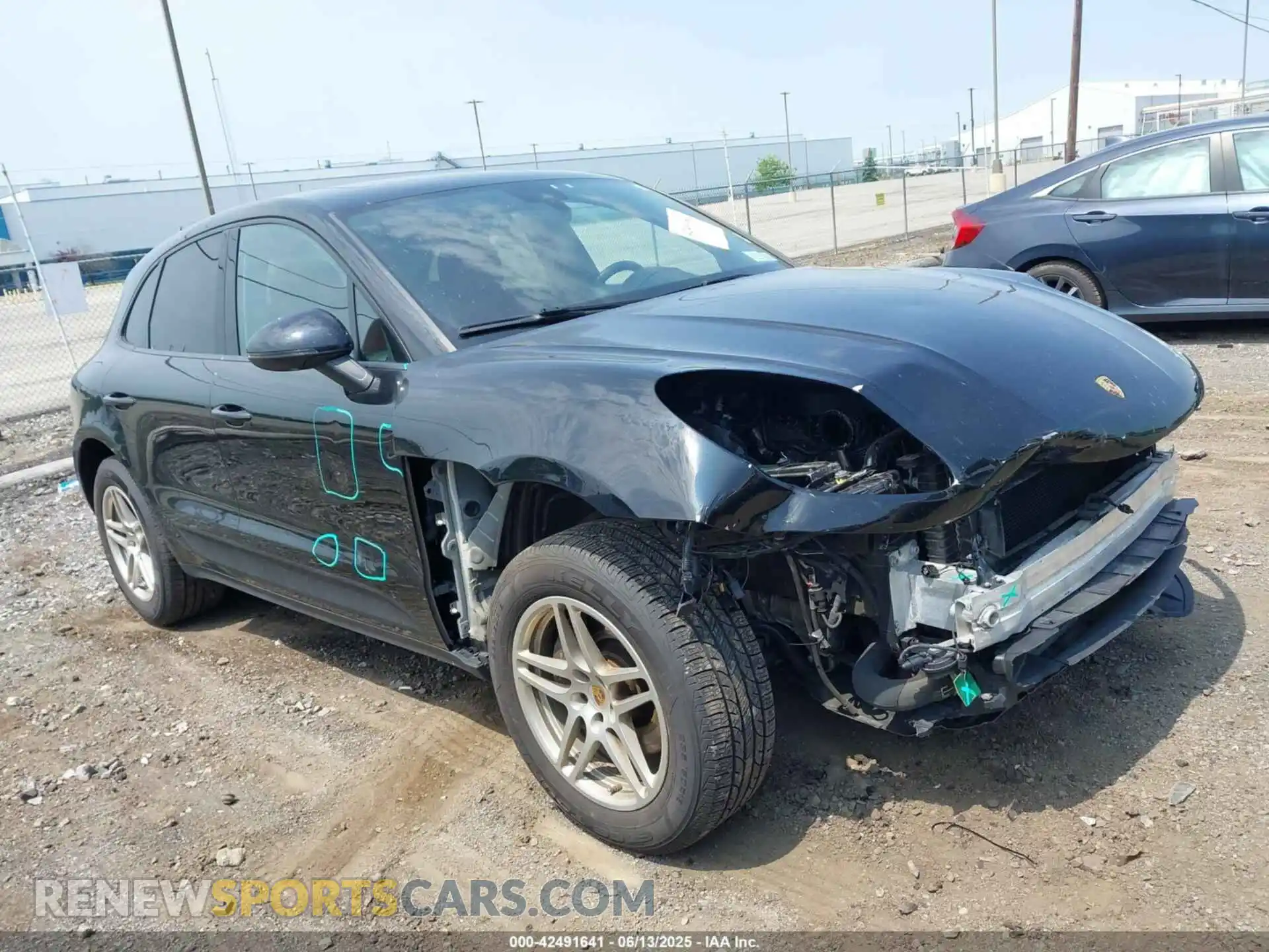 1 Photograph of a damaged car WP1AA2A51LLB10709 PORSCHE MACAN 2020